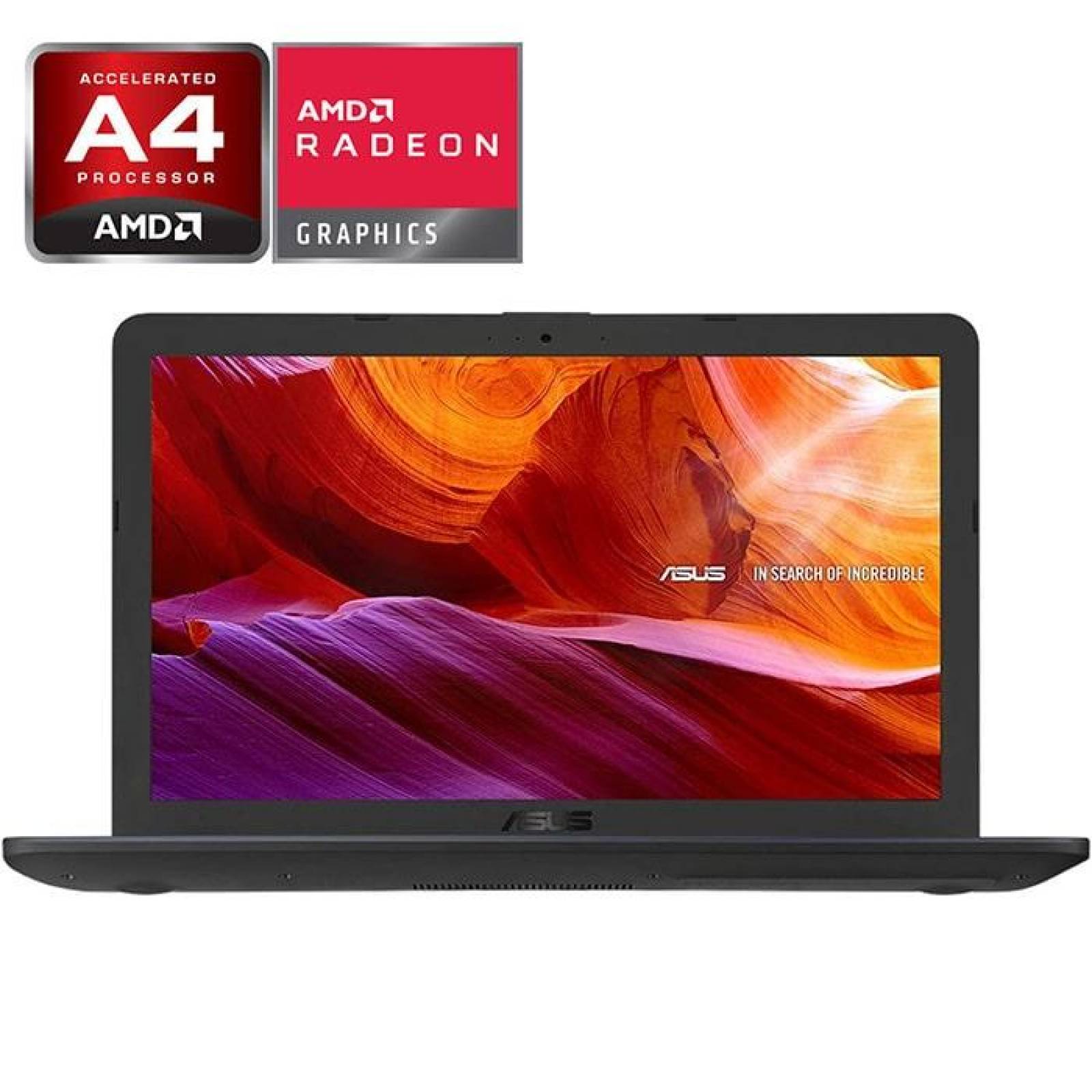 Laptop Gamer ASUS AMD Radeon A4 9125 16GB 500GB Pantalla 15.6 WIFI 