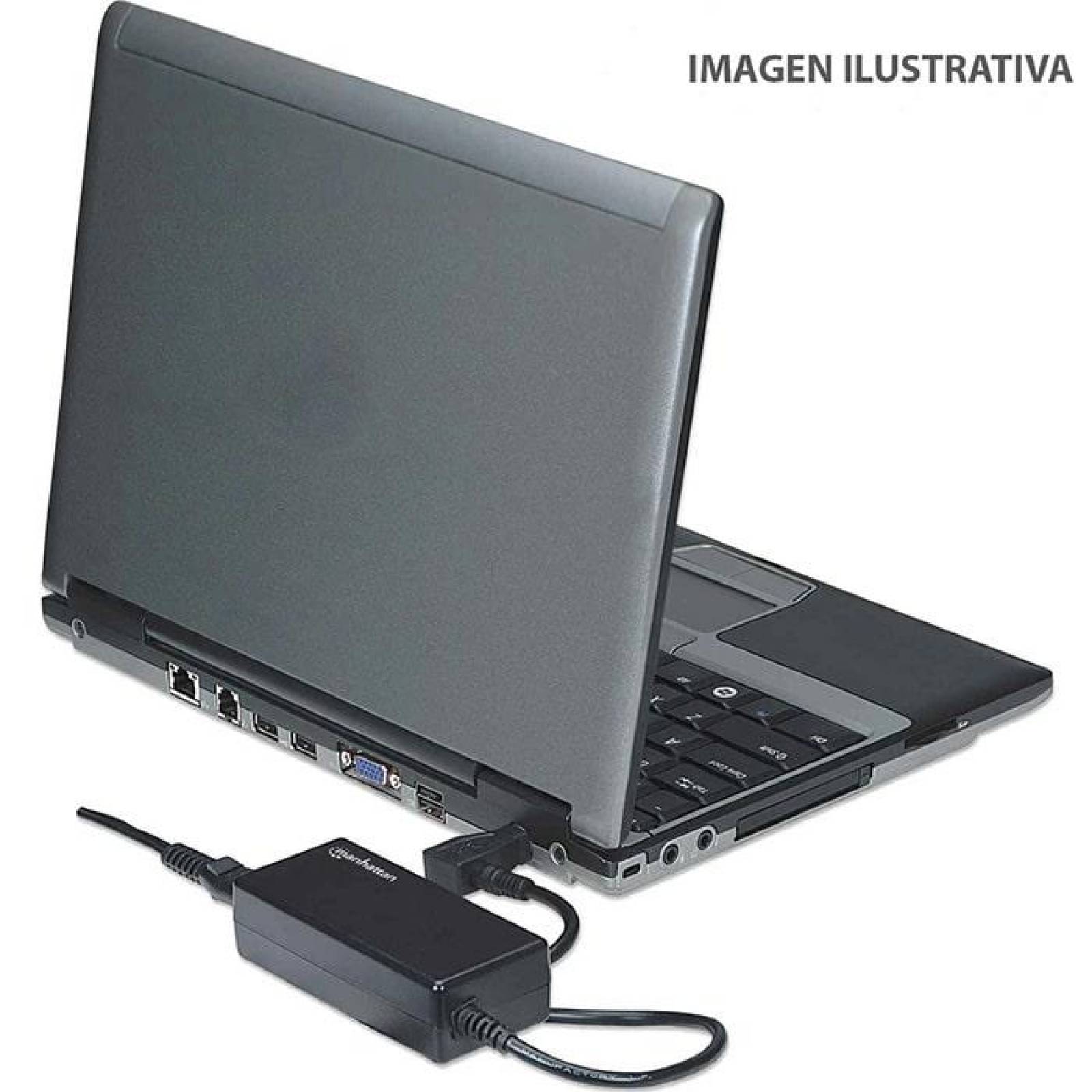 Adaptador Mini Corriente MANHATTAN Computadora Portatil 40W 101622