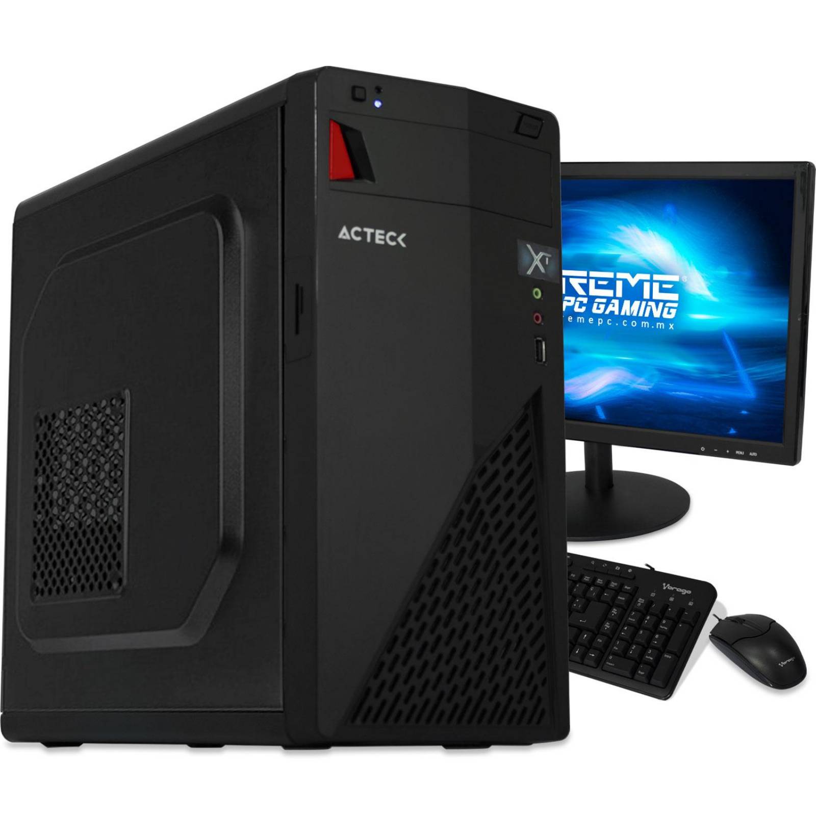 Xtreme PC Computadora Intel Dual Core 8GB 500GB Monitor 18.5 WIFI