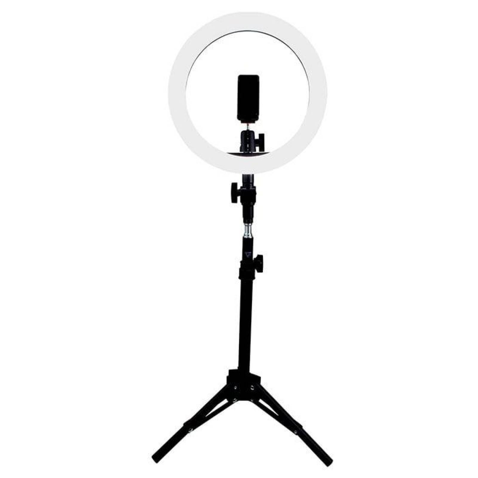 Aro de luz gamer GAME FACTOR LRG300 Streaming video selfie Nivel de Brillo Pedestal USB 