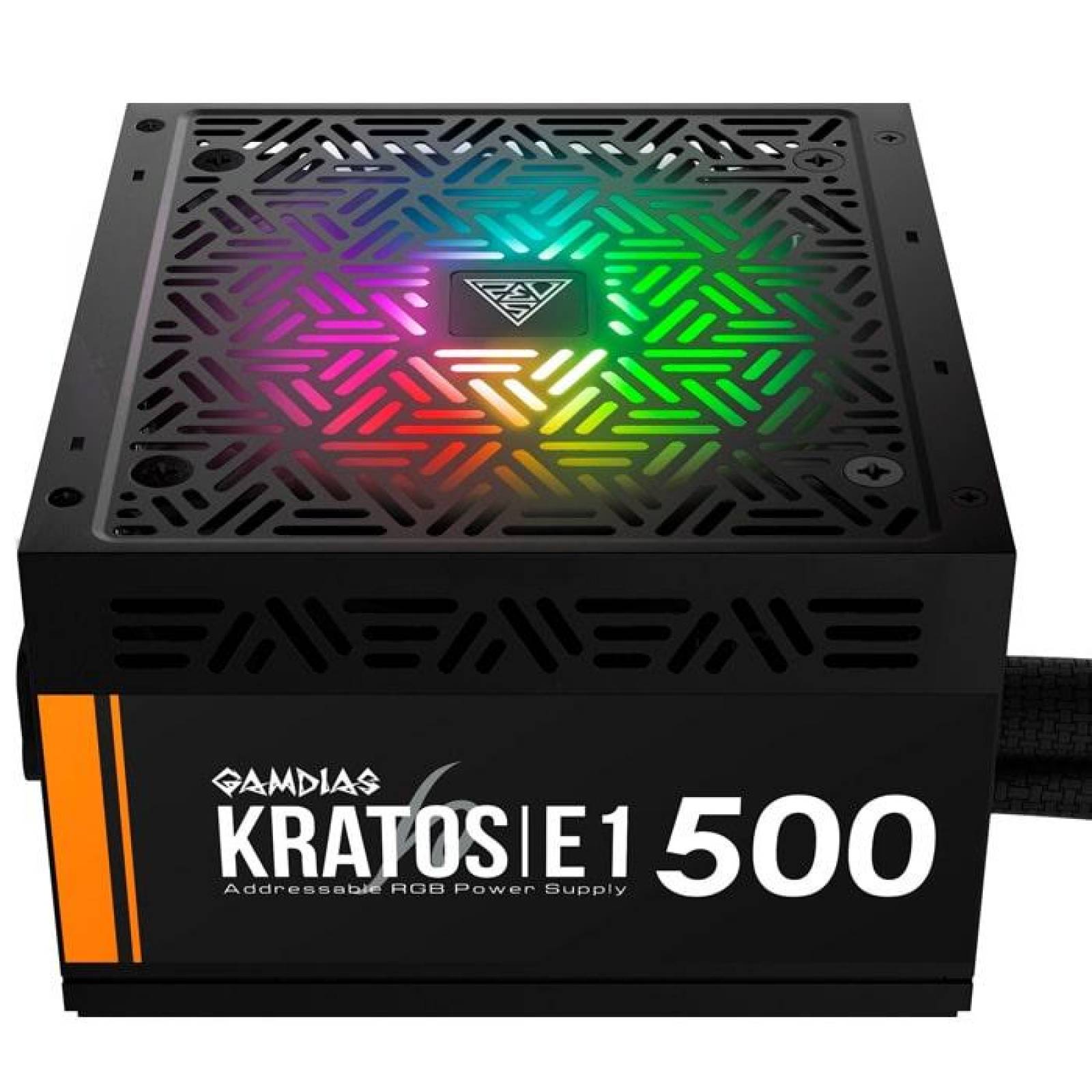 Fuente de poder GAMDIAS Kratos E1-500W RGB 80 Plus 