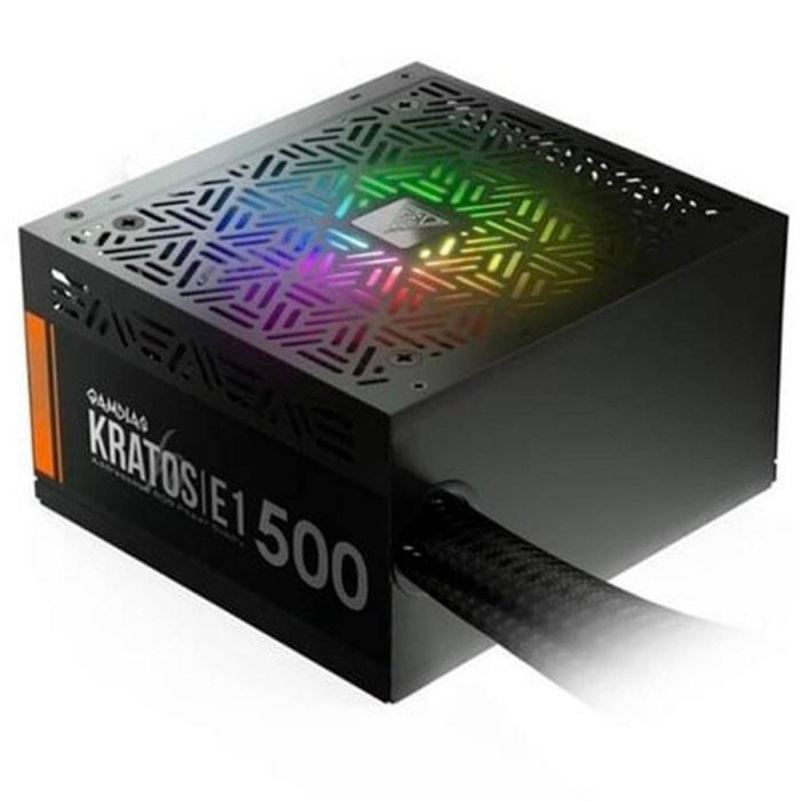 Fuente de poder GAMDIAS Kratos E1-500W RGB 80 Plus 