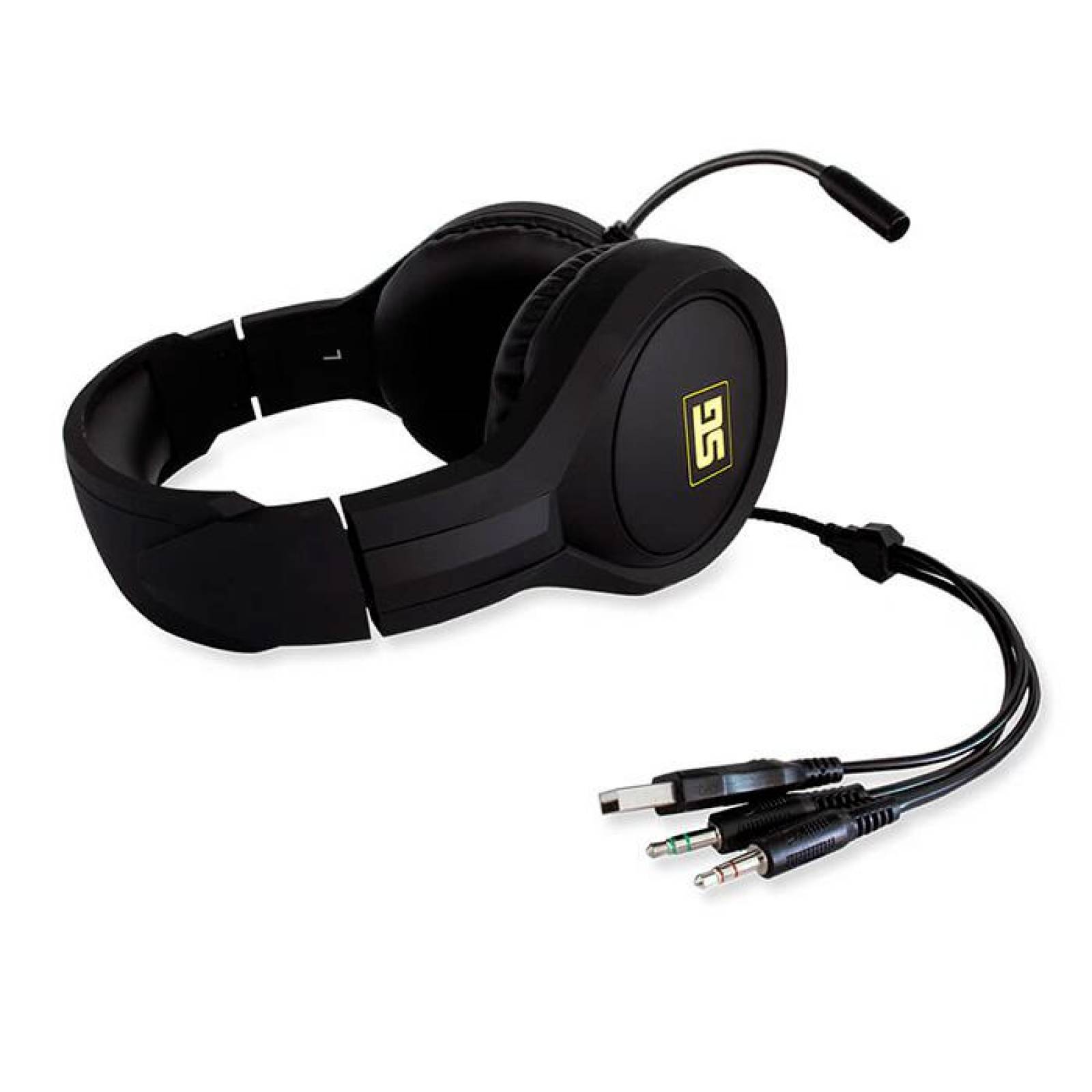 KIT START THE GAME VORAGO Teclado KB-502 y Diadema HS-501 RGB 