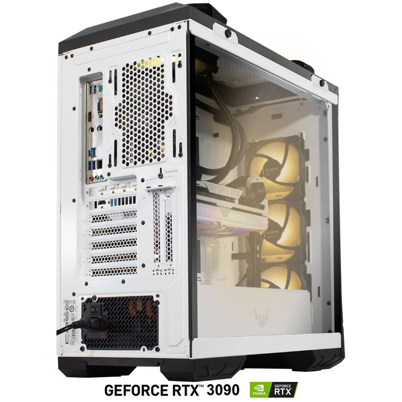 Xtreme PC Gamer PBA TUF Geforce RTX 3090 AMD Ryzen 9 32GB SSD 1TB Sistema Liquido 