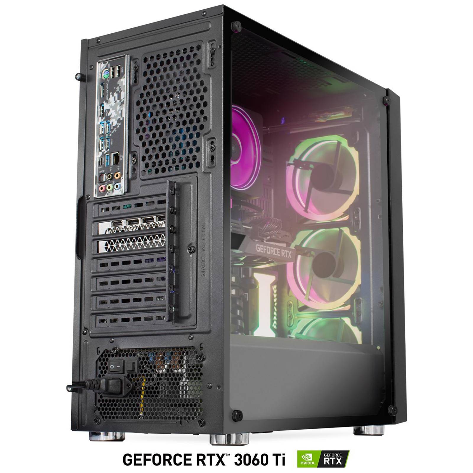 Xtreme PC Gamer Geforce RTX 3060 TI Ryzen 7 3800X 32GB SSD 2TB Monitor 27 165HZ 