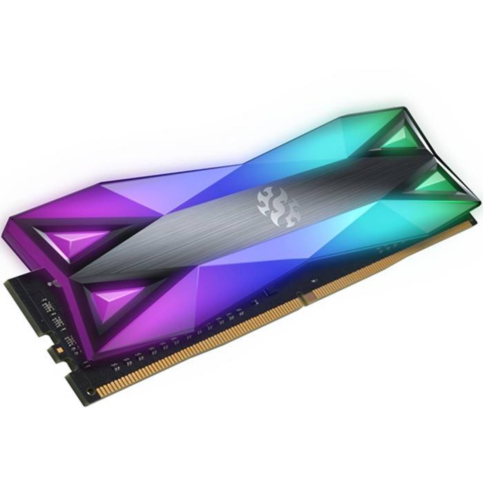 Memoria RAM DDR4 16GB 3600MHz XPG SPECTRIX D60 RGB 1x16GB Gris AX4U360016G18I-ST60 