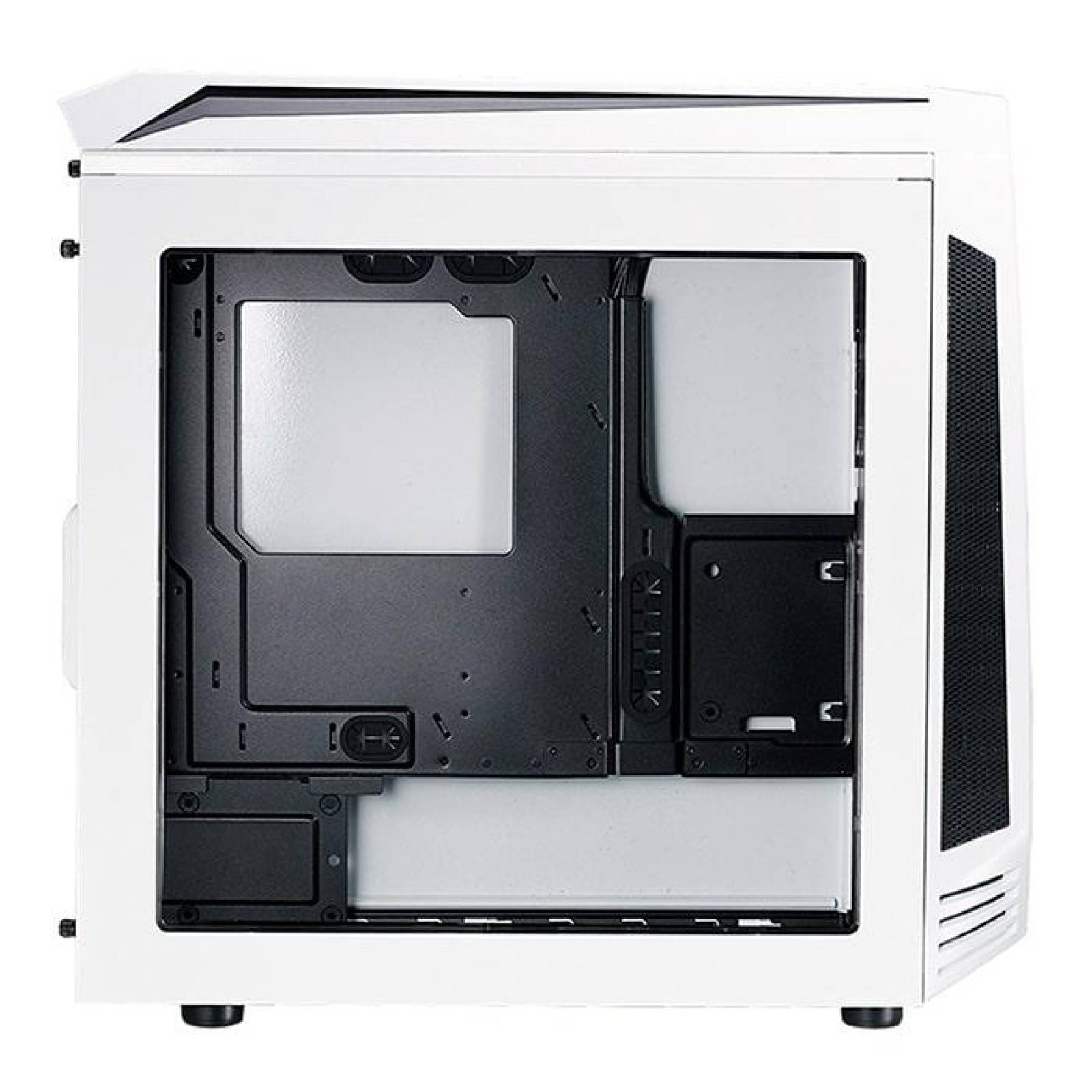 Gabinete Gamer BITFENIX AEGIS Pantalla ICON Micro ATX Blanco 1 Fan BFC-AEG-300-WKWL1-RP 