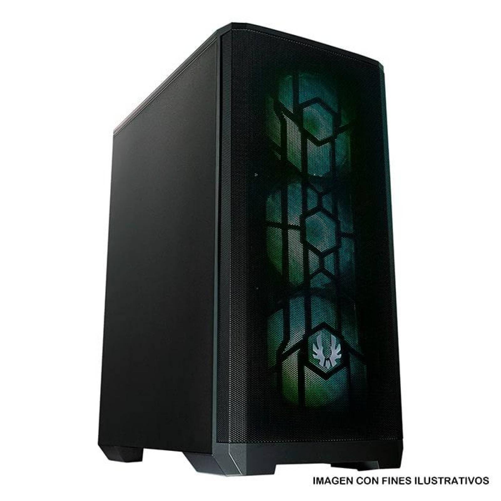 Gabinete Gamer BITFENIX Nova Mesh SE 2 Fan USB 3.0 Negro ATX