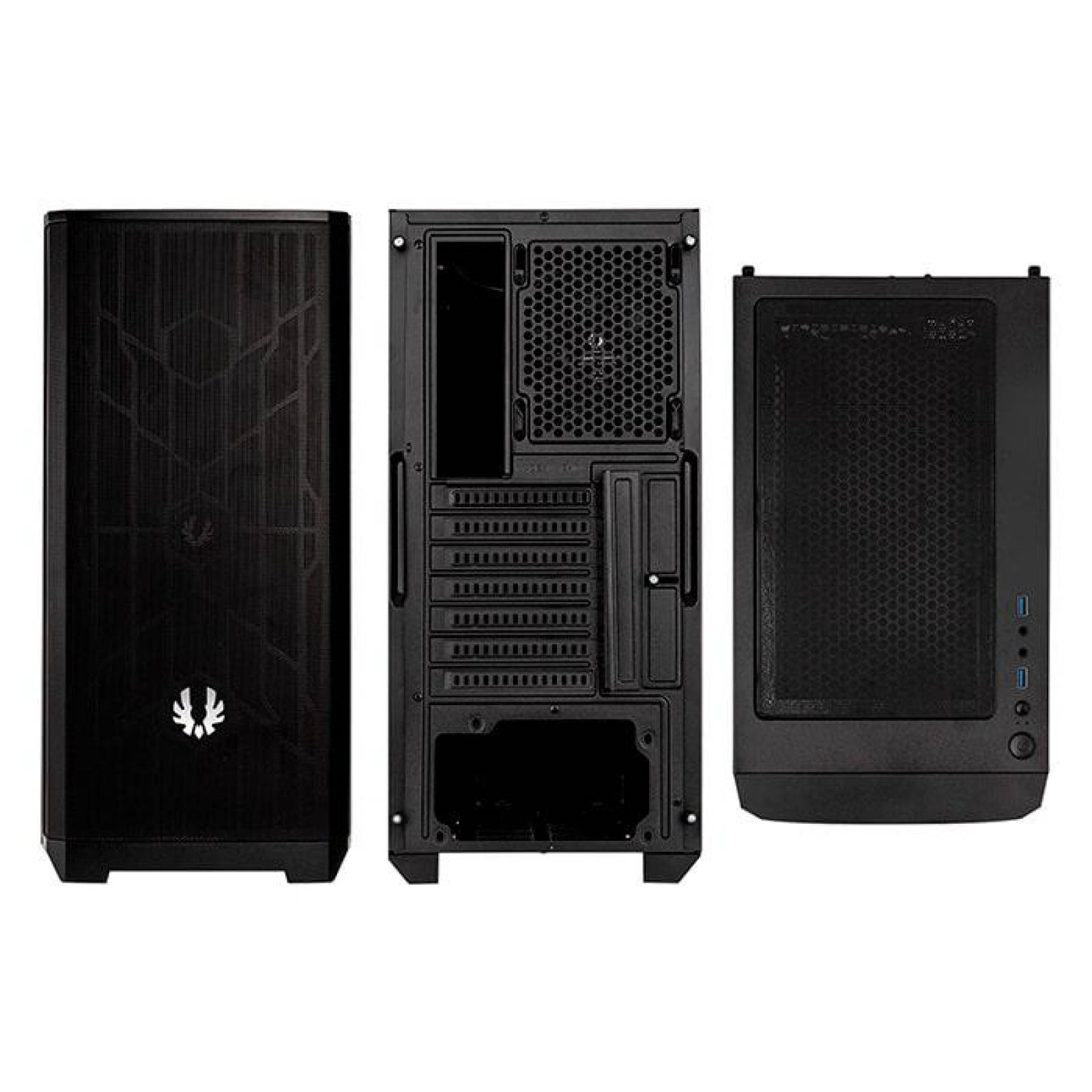 Gabinete Gamer BITFENIX Nova Mesh SE 2 Fan USB 3.0 Negro ATX