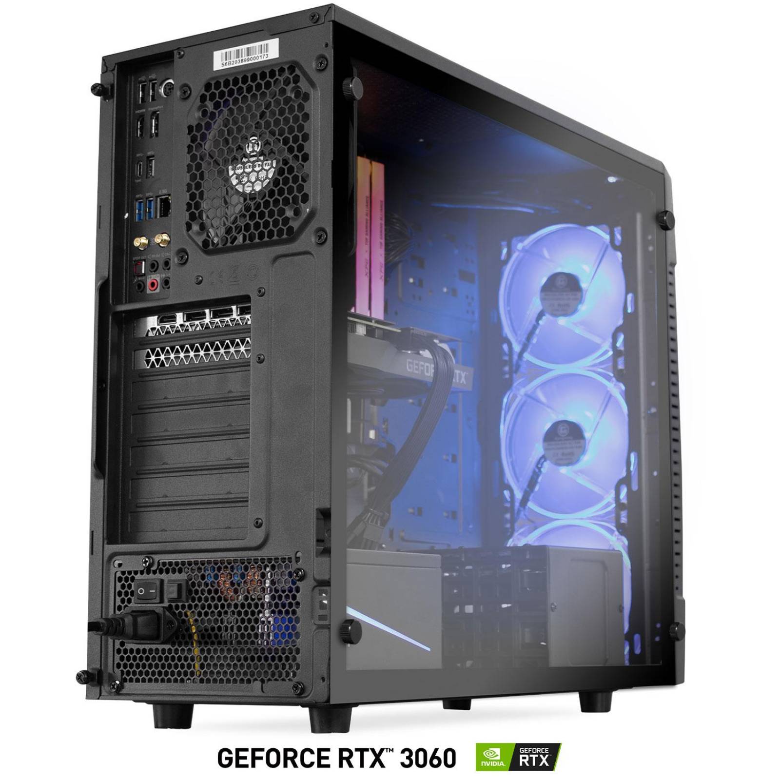 Xtreme PC Gamer Geforce RTX 3060 Core I7 10700F 16GB SSD 500GB 2TB WIFI