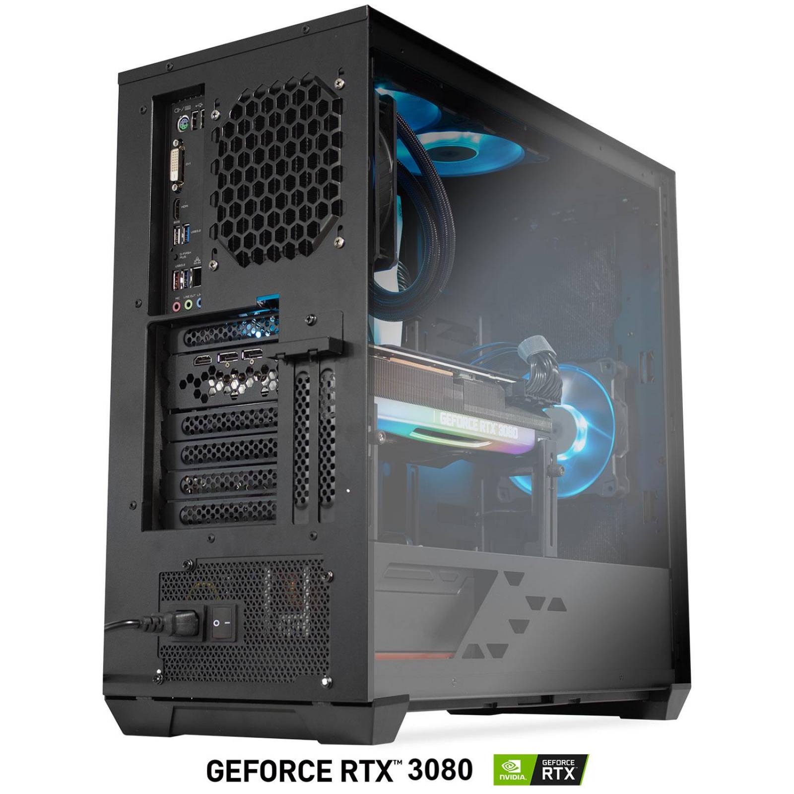 Xtreme PC Gamer RTX 3080 Ryzen 7 5800X 32GB SSD 512GB 14TB Sistema Liquido 