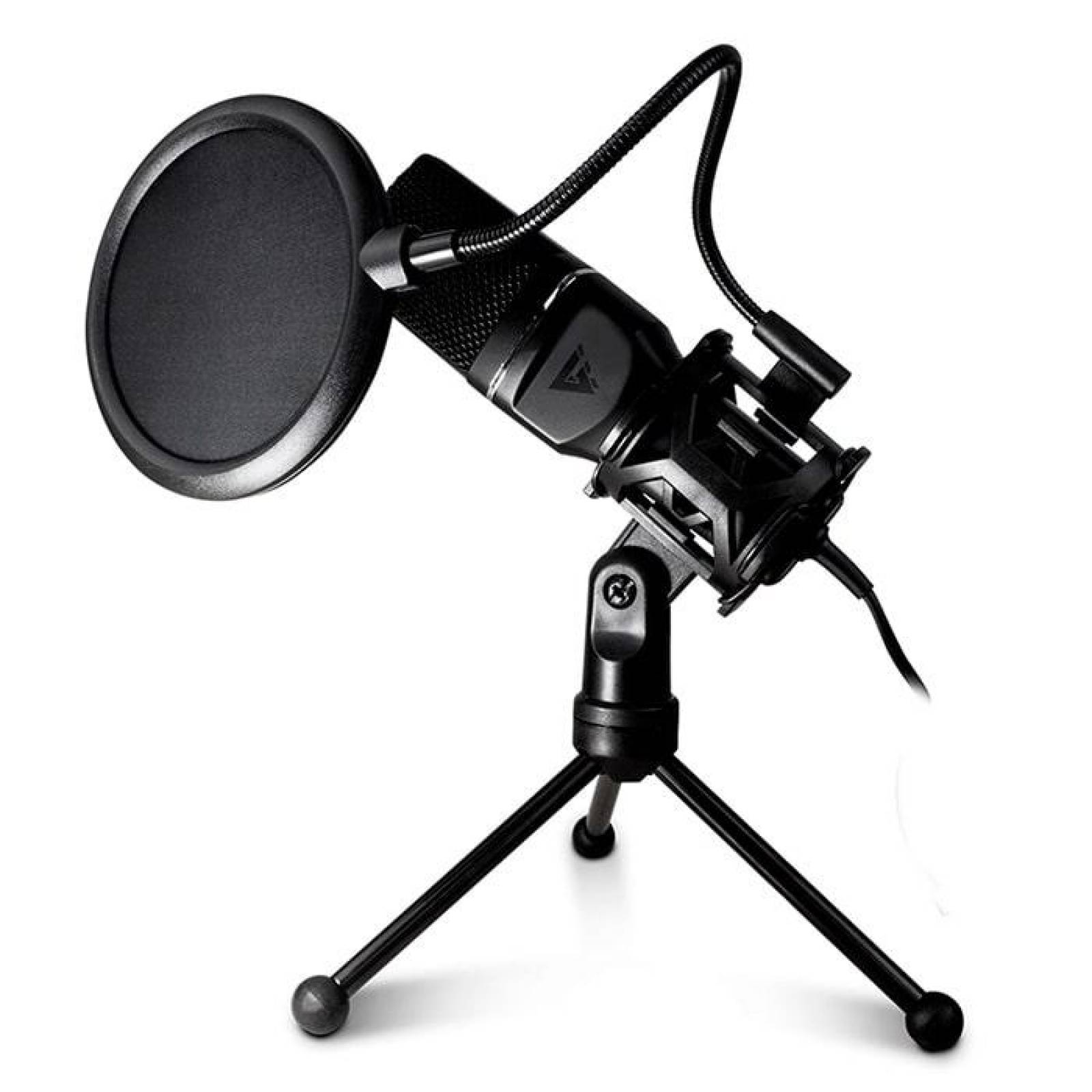 Kit Youtuber Streaming GAME FACTOR gaming webcam lampara microfono brazo