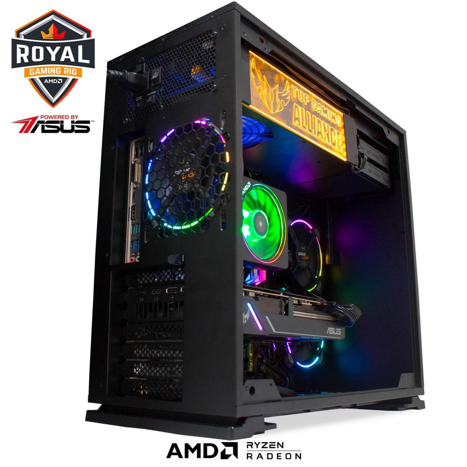 Xtreme PC Gamer TUF AMD Radeon RX 5600 XT Ryzen 7 3700X 16GB SSD M2 480GB 2TB RGB 