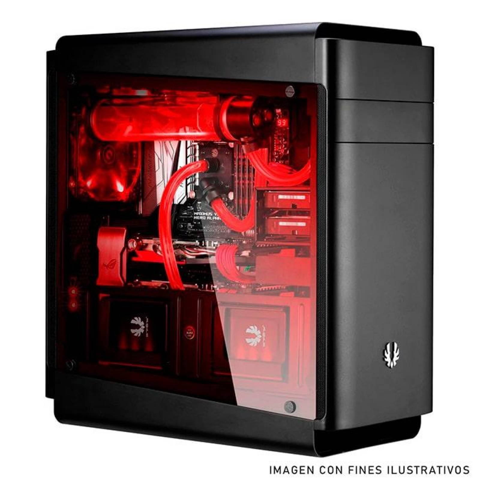 Gabinete Gamer BITFENIX Shogun 3 Fan Cristal Templado USB 3.0 Negro E-ATX 