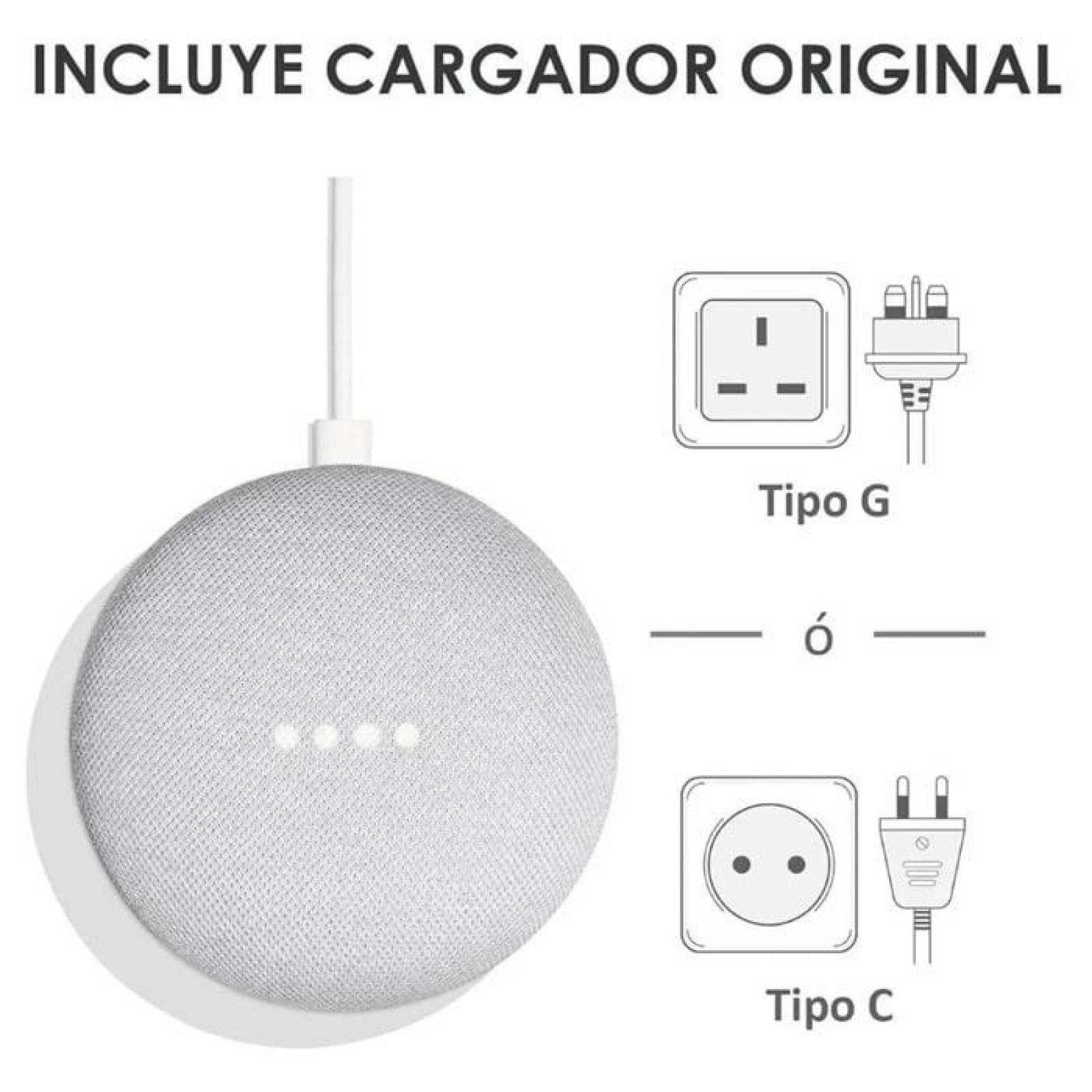 Bocina Bluetooth Google Home Mini Asistente Voz Inteligente 