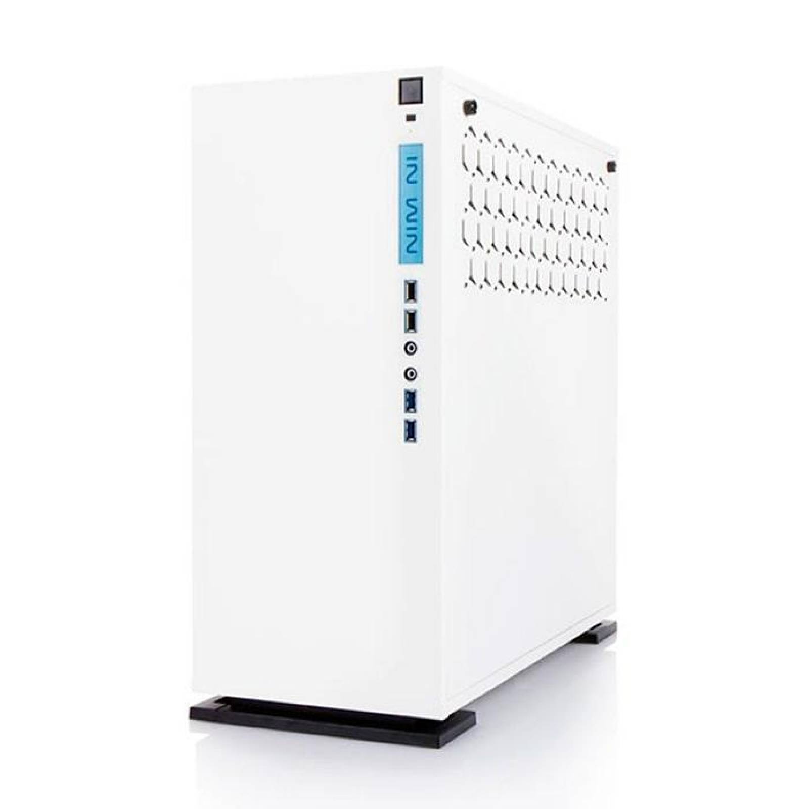 Gabinete Gamer IN WIN 303 WHITE ATX Media Torre Cristal Templado USB 3.0 