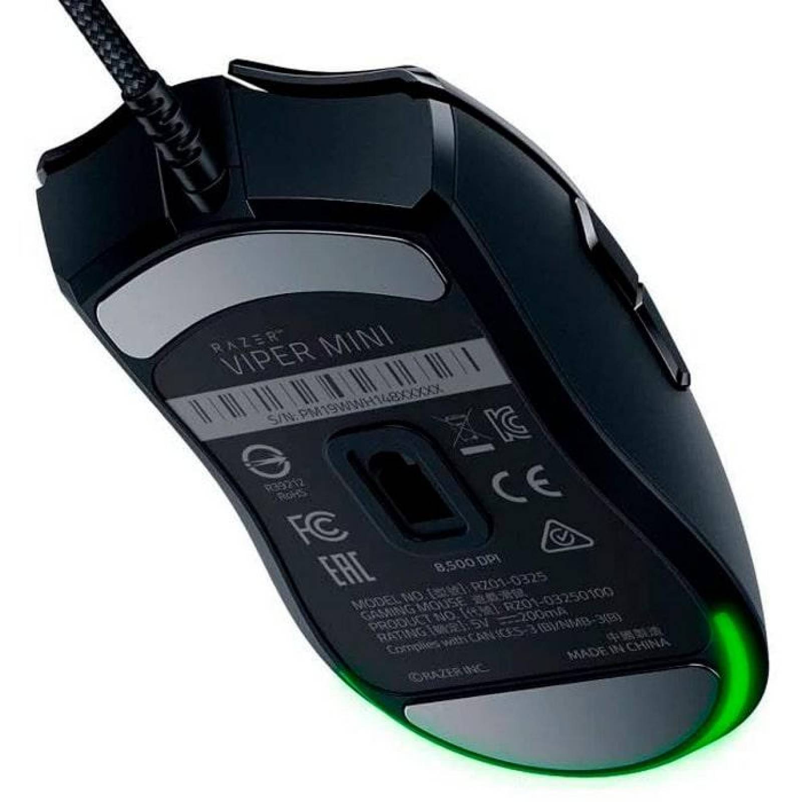 Mouse Gamer RAZER Viper Mini RGB 6 Botones 8500 DPI 