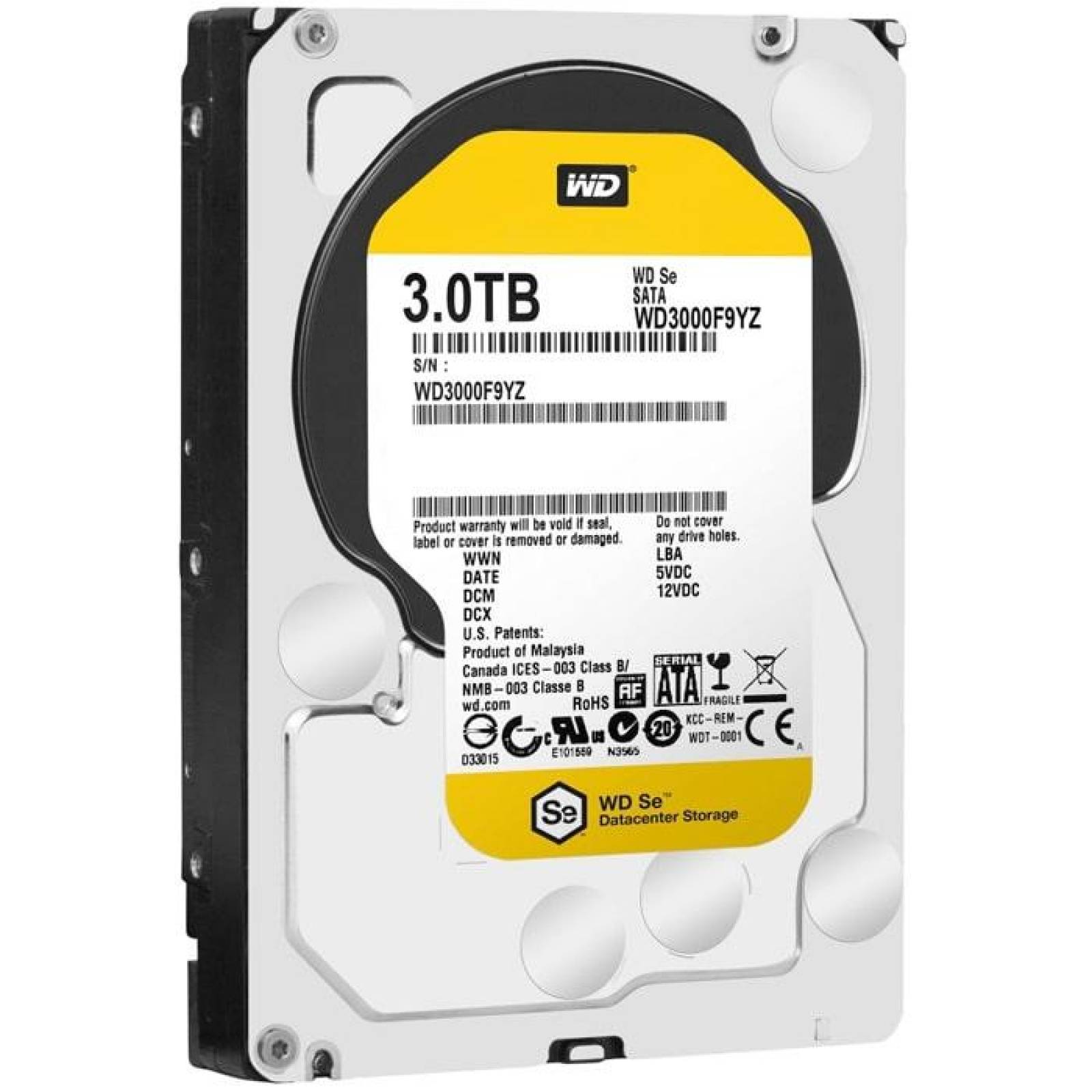 Disco Duro 3TB WESTERN DIGITAL SATA III PC 7200RPM REACONDICIONADO 
