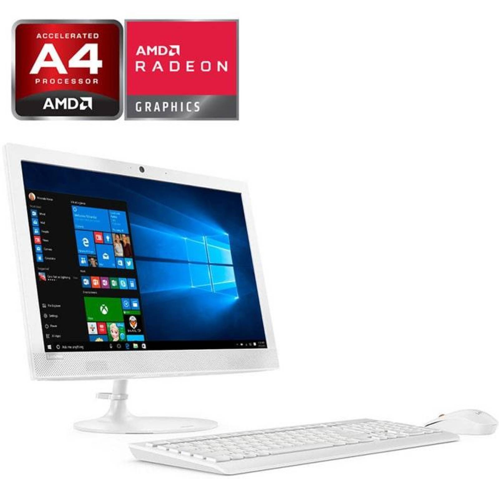 All In One Gamer LENOVO IdeaCentre 330-20AST AMD A4-9125 8GB 1TB Pantalla 19.5