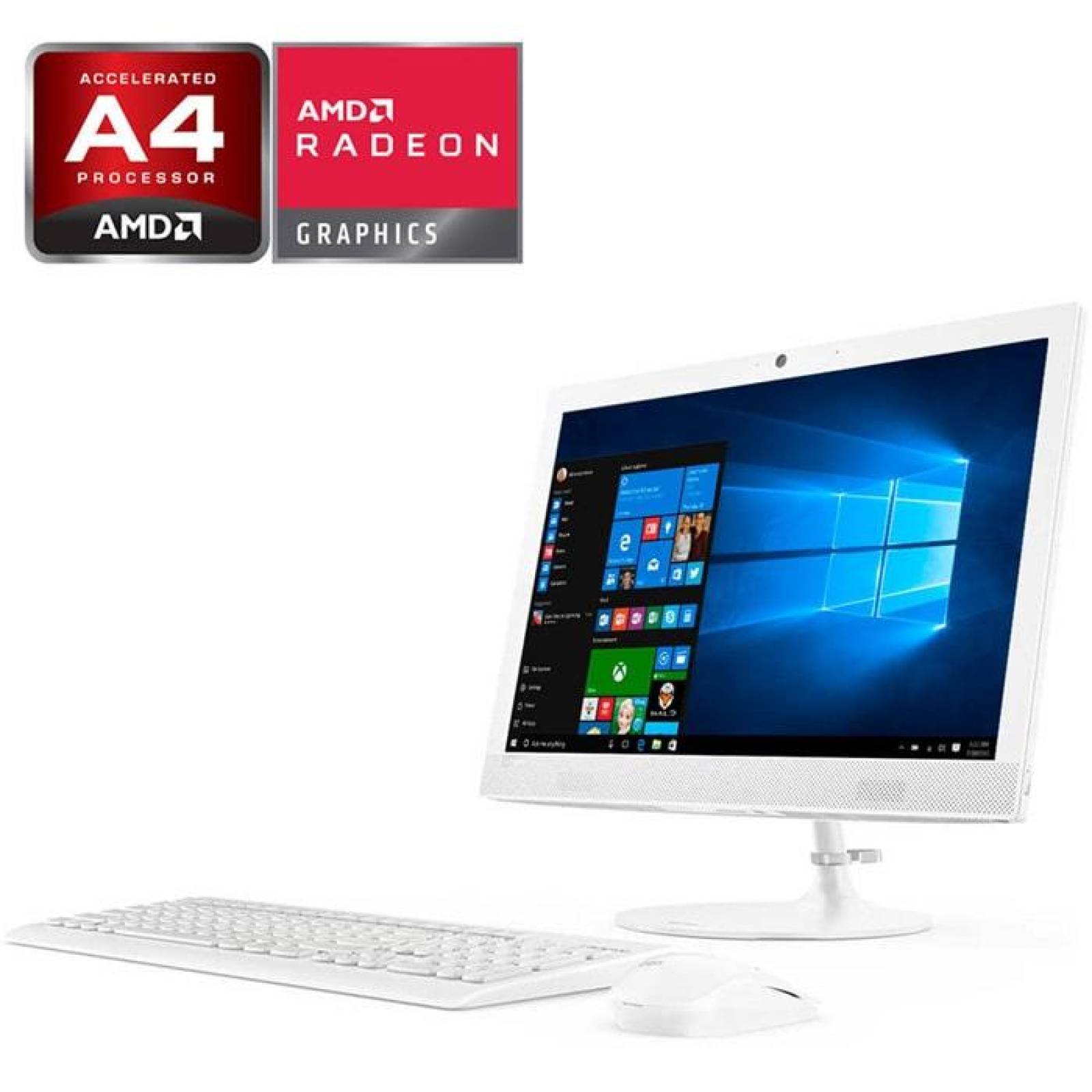 All In One Gamer LENOVO IdeaCentre 330-20AST AMD A4-9125 8GB 1TB Pantalla 19.5