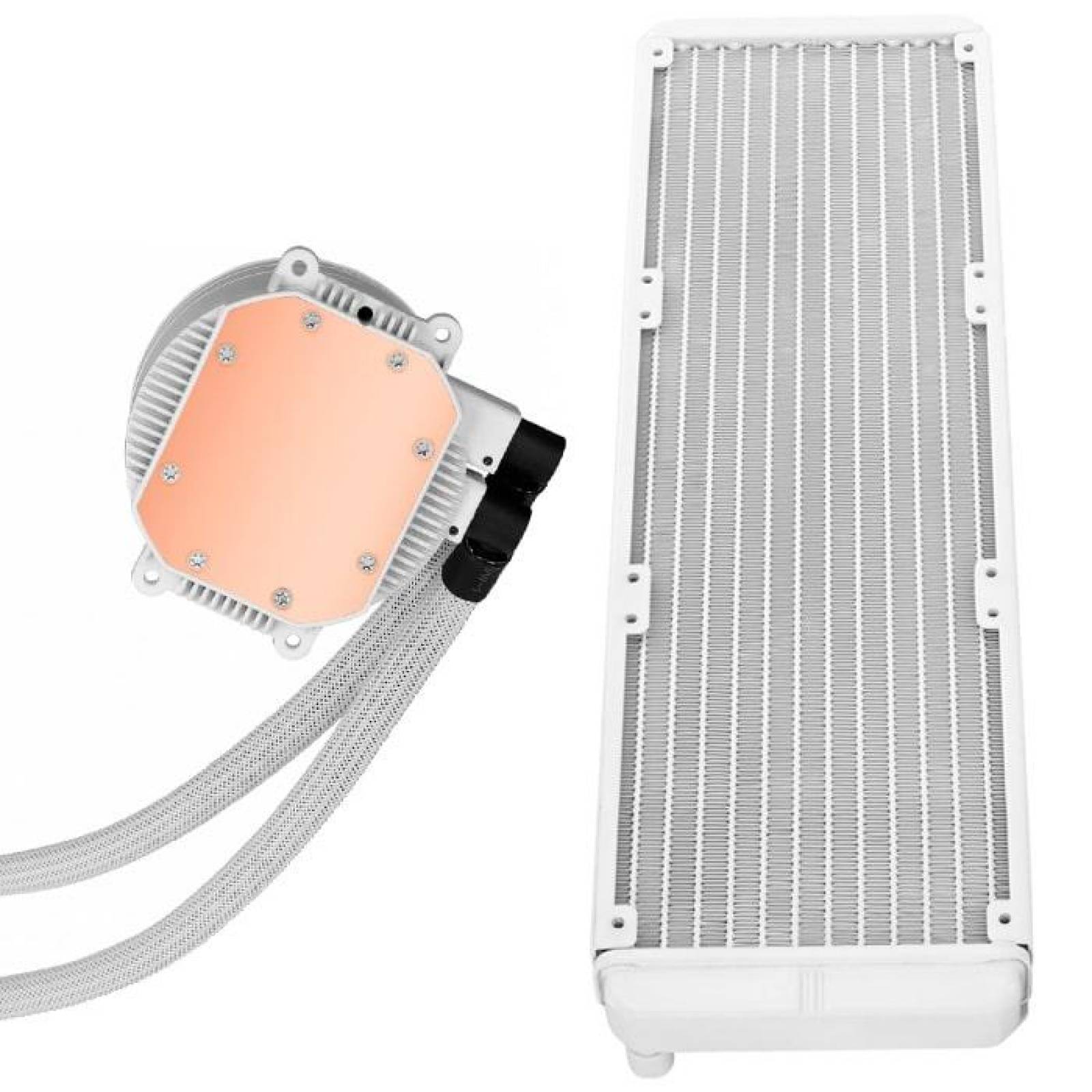 Enfriamiento Liquido AEROCOOL MIRAGE L360 INTEL 1700 AM5 ARGB 120mm Blanco 