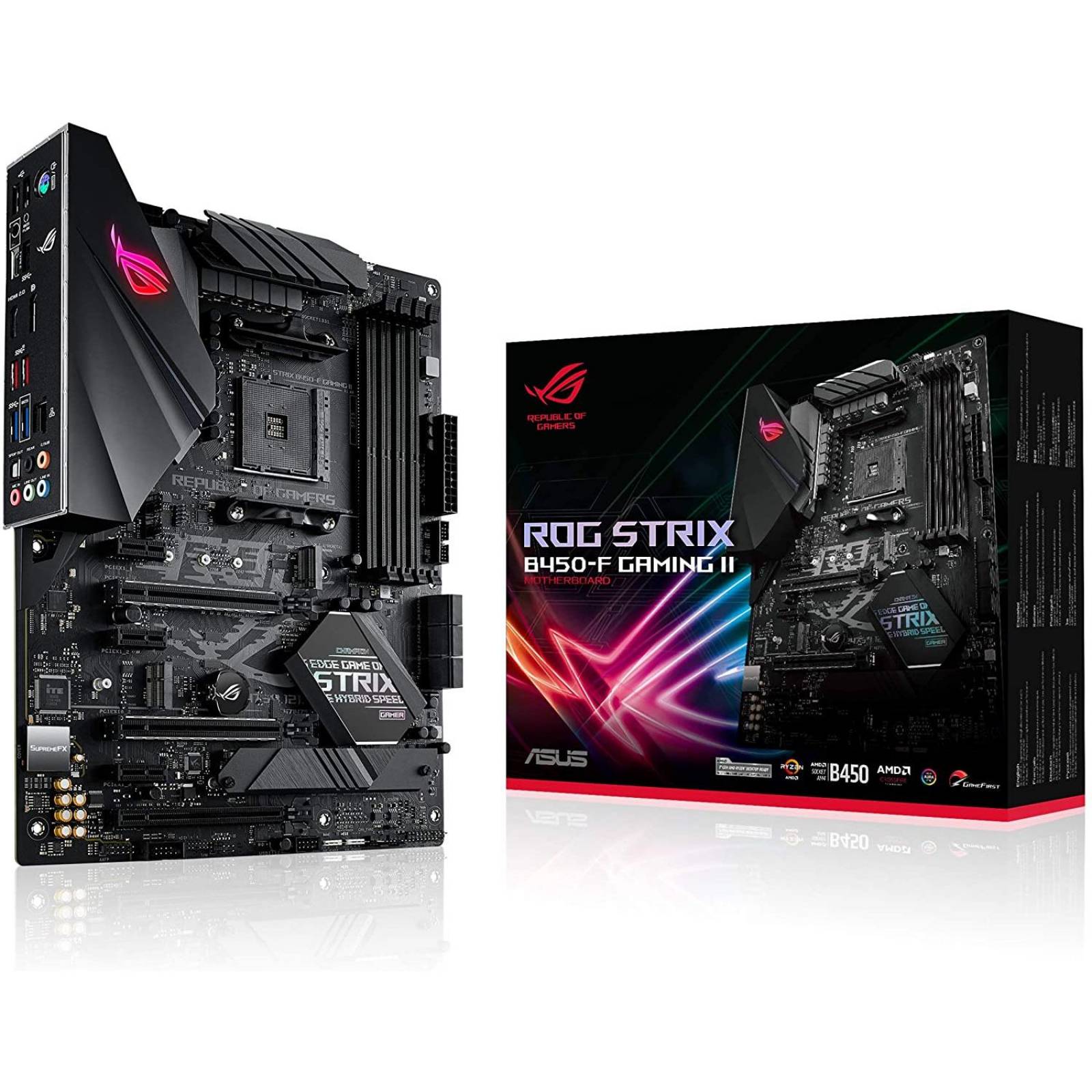 Tarjeta Madre ASUS ROG STRIX B450-F Gaming II AM4 DDR4 ATX