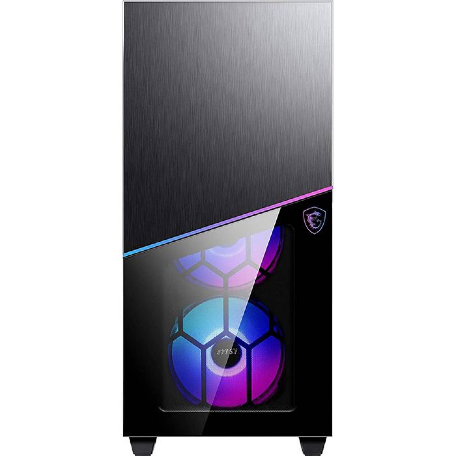 Gabinete Gamer MSI MPG SEKIRA 100R 4 FAN ARGB EATX USB C Cristal Templado