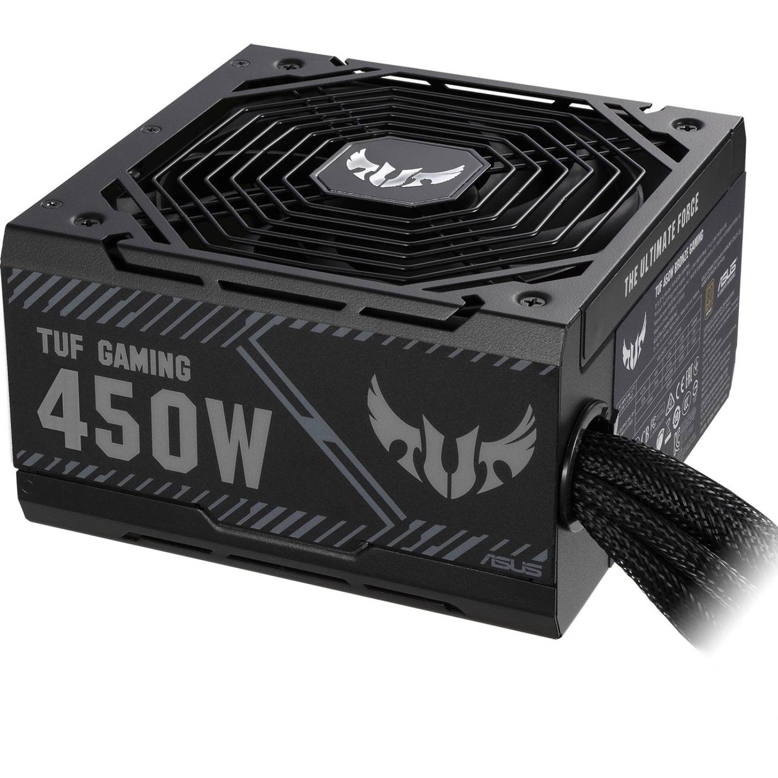 Fuente de Poder PC Gamer 450W ASUS 80 Plus Bronze TUF-GAMING-450B 