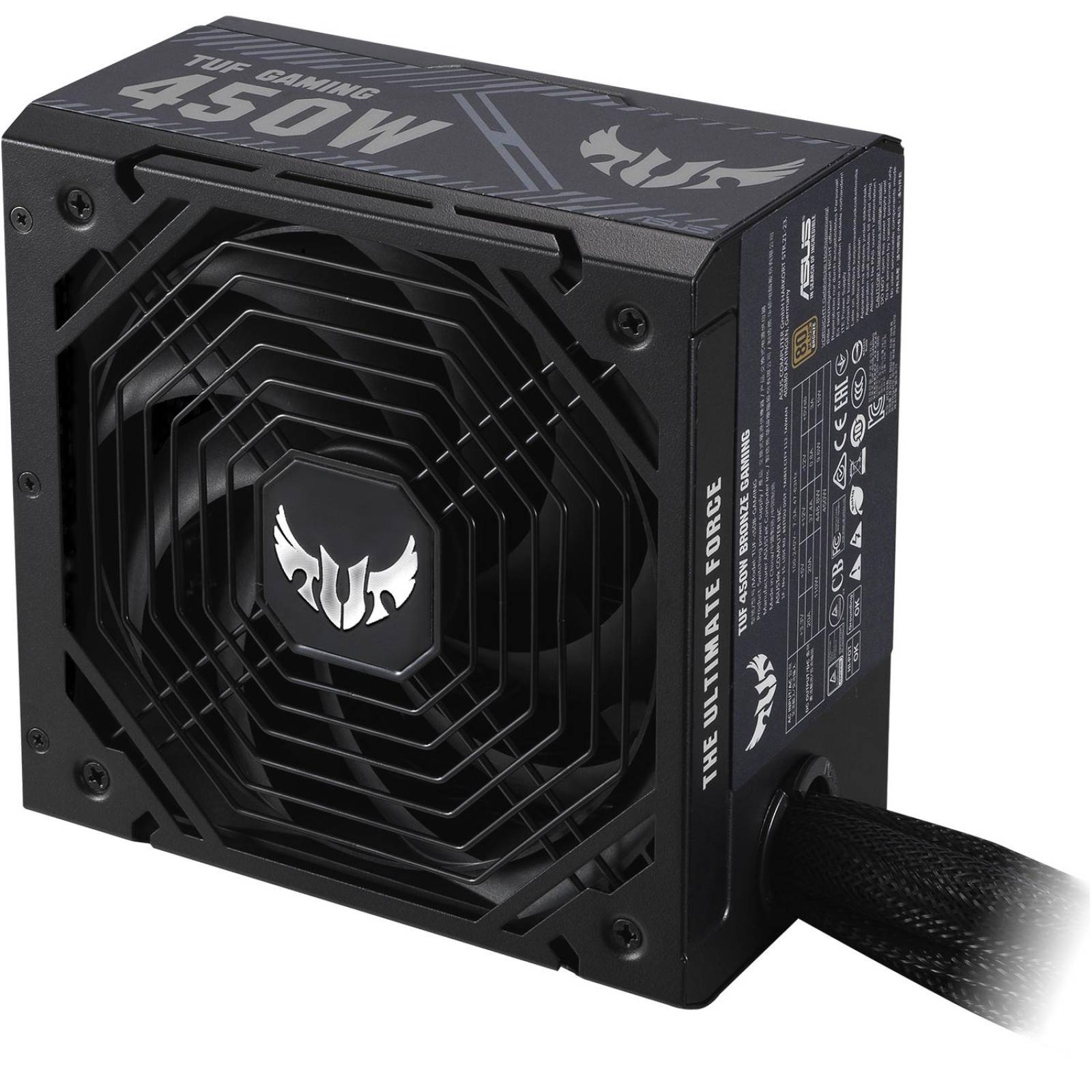 Fuente de Poder PC Gamer 450W ASUS 80 Plus Bronze TUF-GAMING-450B 