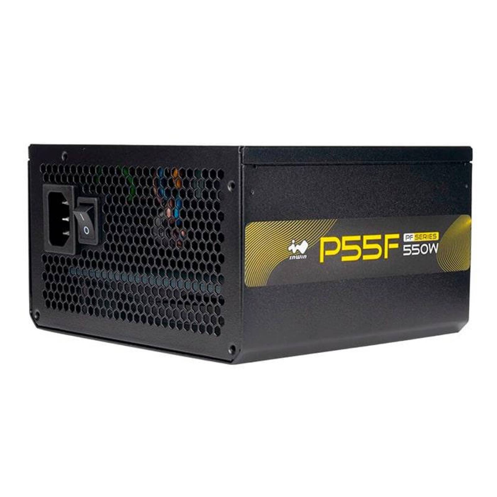 Fuente de Poder PC 550W Gamer IN WIN 80 Plus Gold P55F IW-PS-PF550W
