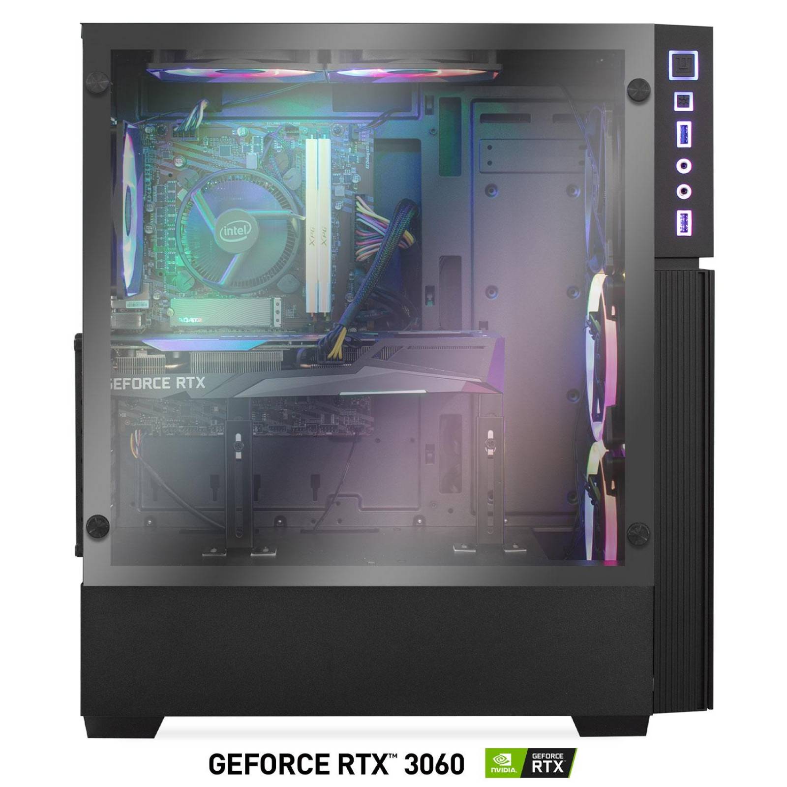 Xtreme PC Gamer Geforce RTX 3060 Intel Core I7 10700F 16GB SSD 2TB ARGB 