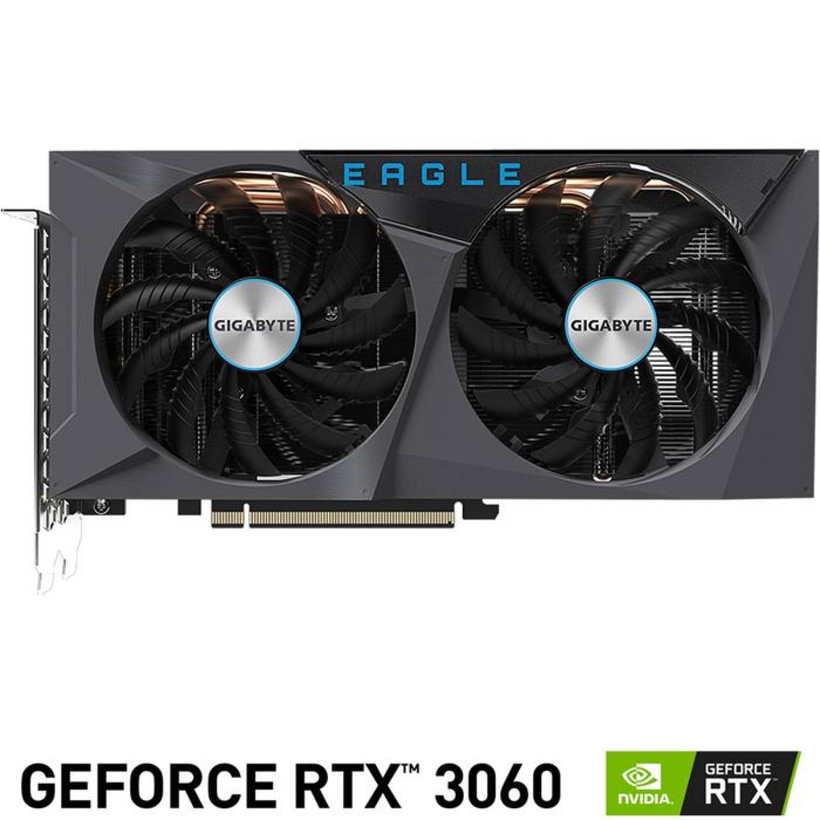 Tarjeta de Video GIGABYTE GeForce RTX 3060 EAGLE OC 12GB GDDR6 GV-N3060EAGLE OC-12GD 