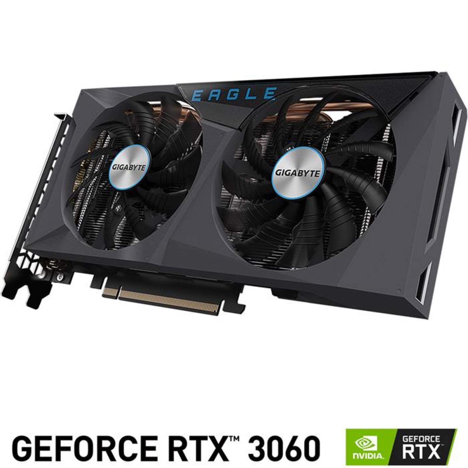 Tarjeta de Video GIGABYTE GeForce RTX 3060 EAGLE OC 12GB GDDR6 GV-N3060EAGLE OC-12GD 
