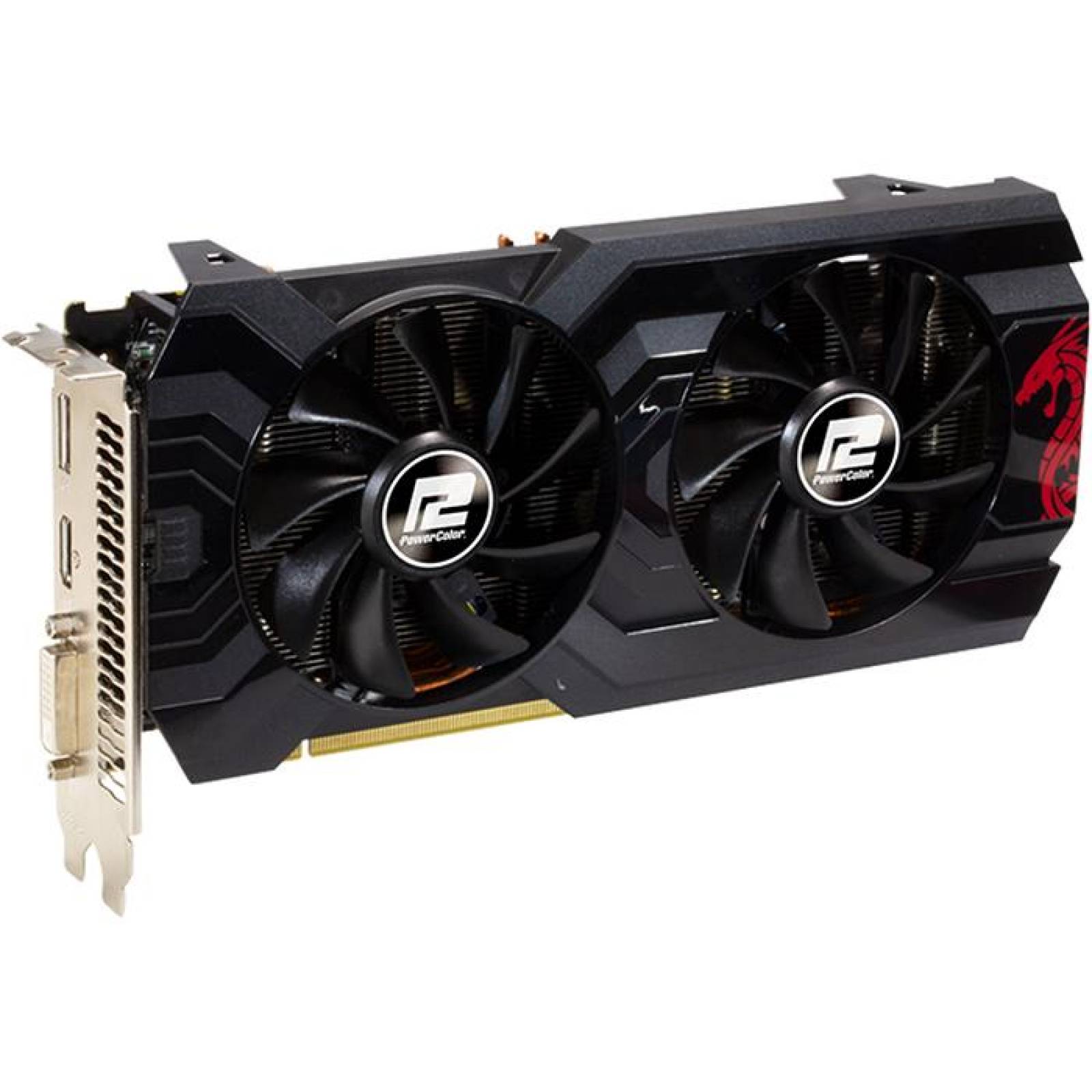 Tarjeta de Video POWER COLOR RX 570 RED DRAGON 4GB GDDR5 AXRX 570 4GBD5-DHDV3/OC