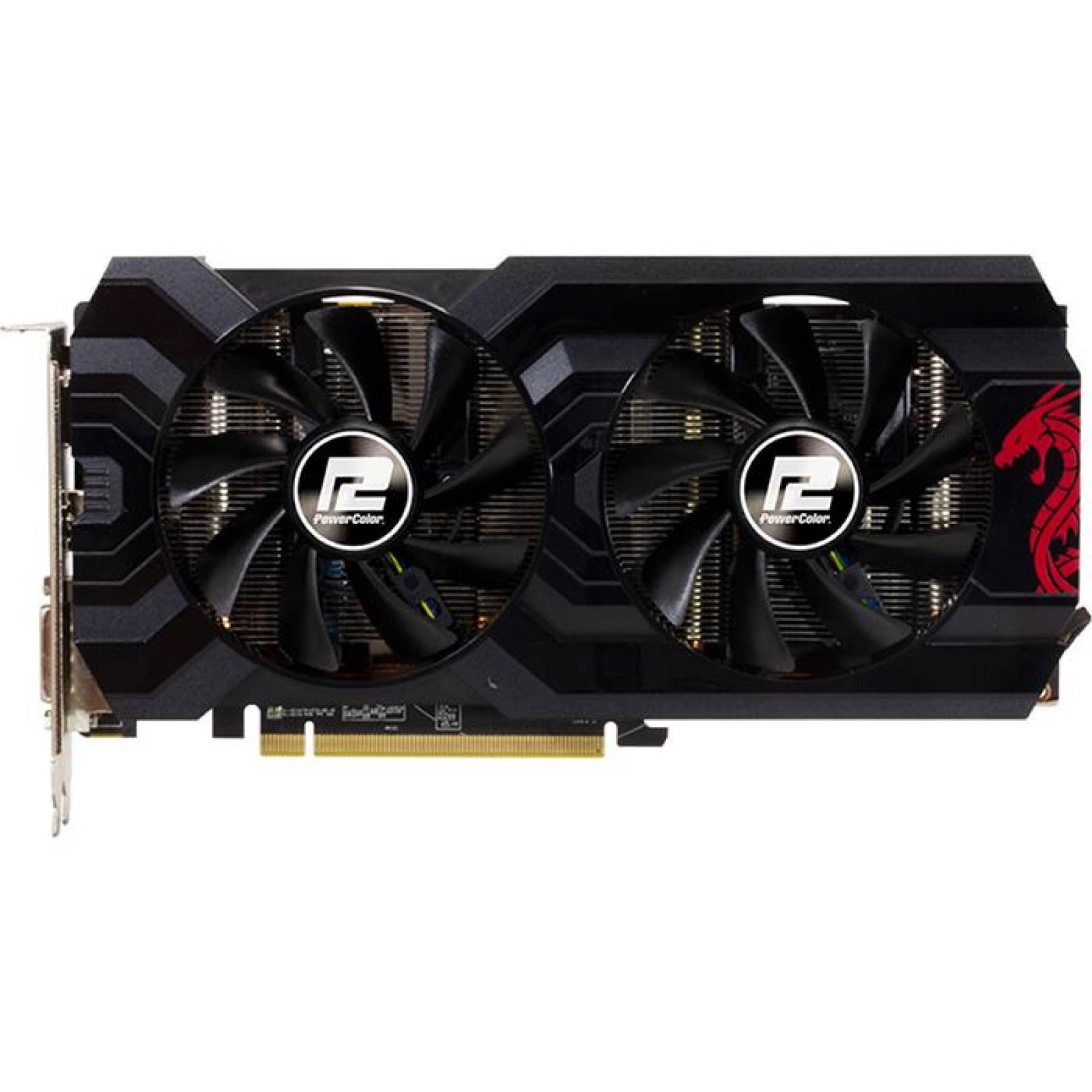 Tarjeta de Video POWER COLOR RX 570 RED DRAGON 4GB GDDR5 AXRX 570 4GBD5-DHDV3/OC