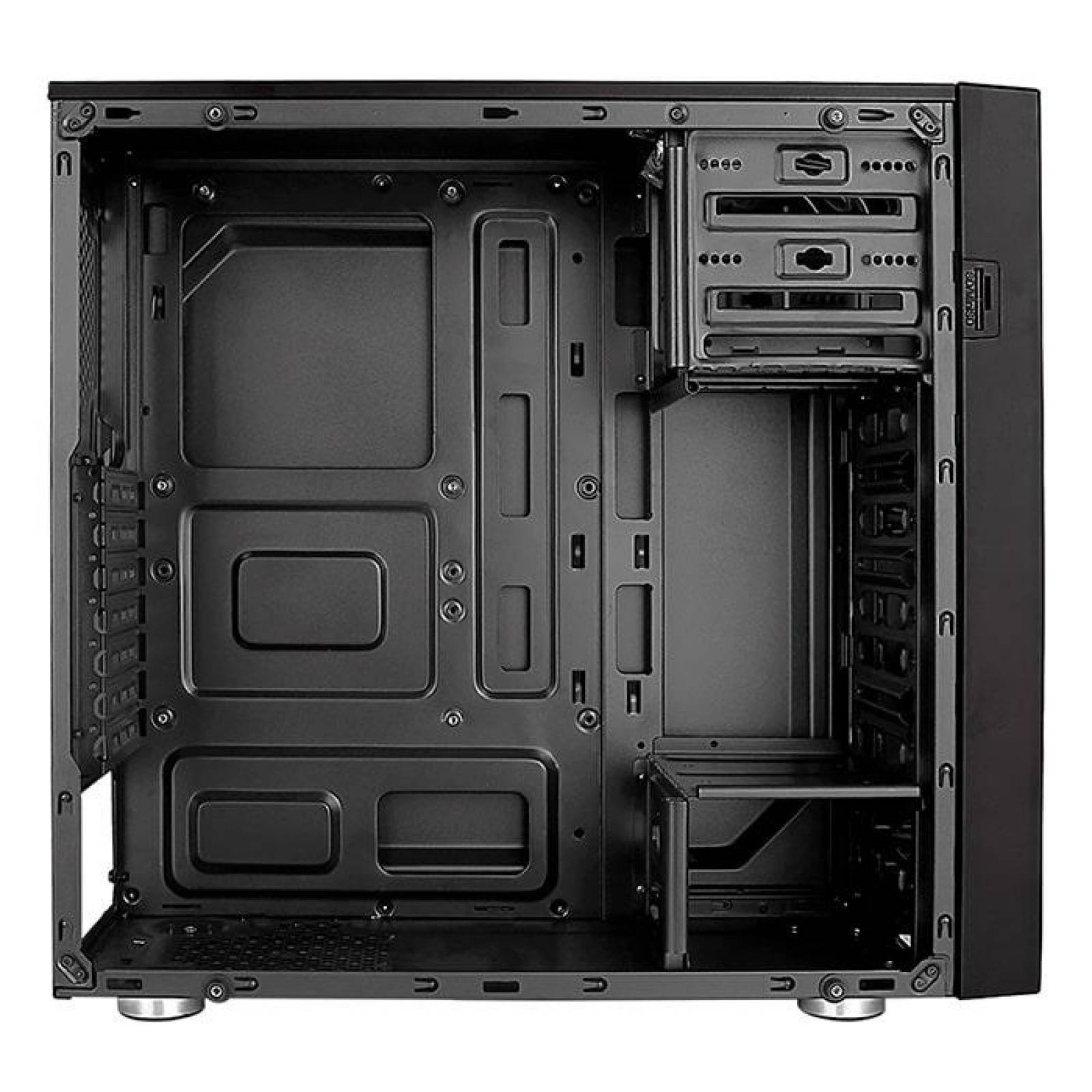 Gabinete Gamer BALAM RUSH LHYTOS GSX1000 ATX 4 Fan Cristal templado ARGB Negro BR-932318 