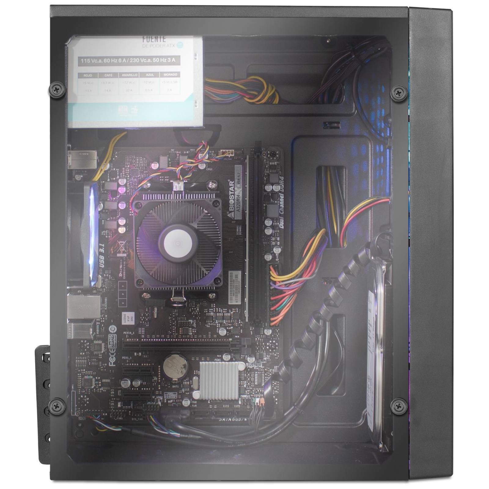 Xtreme PC Gamer AMD Radeon R5 A6 9500 8GB 1TB Monitor 21.5 Camara Web WIFI 