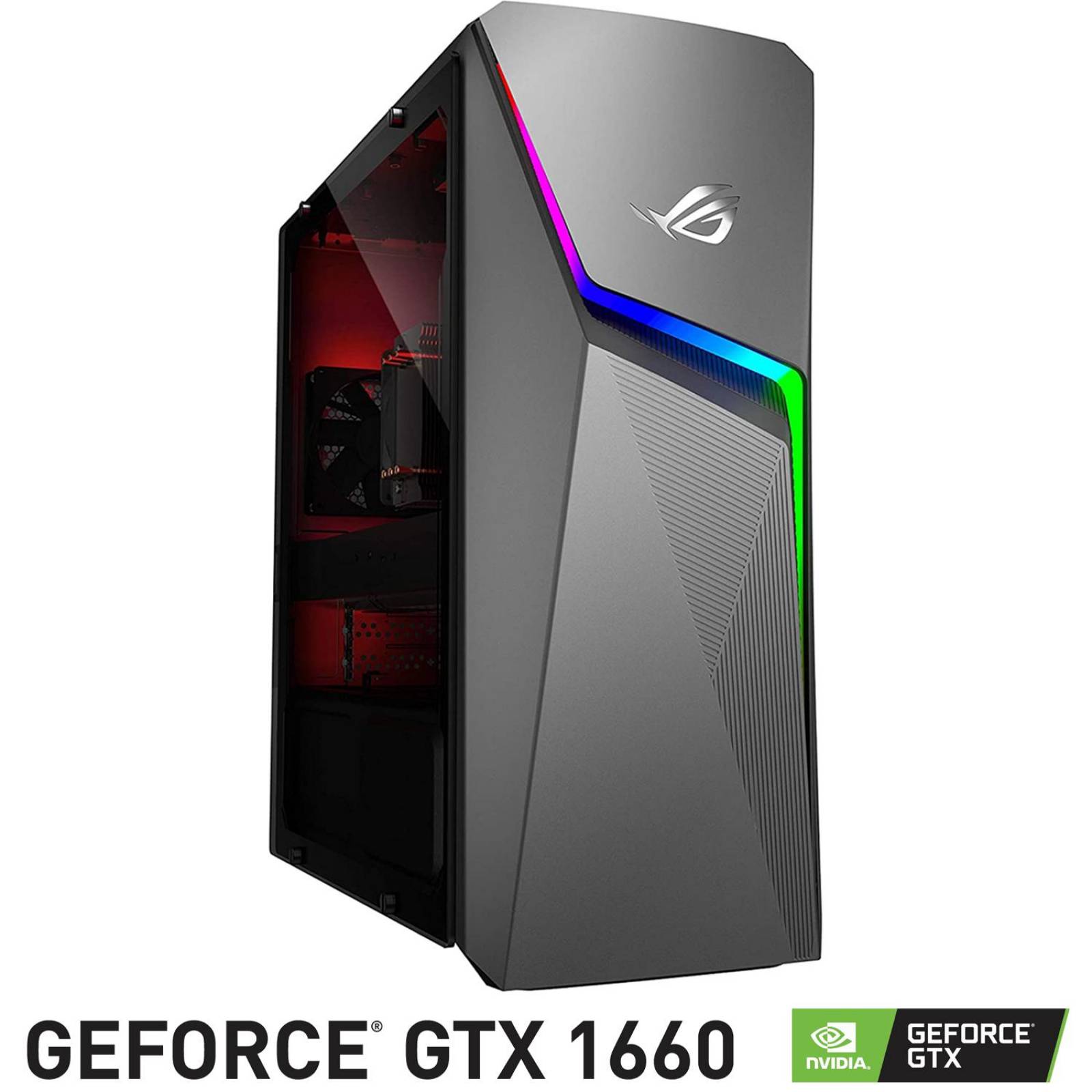 Computadora Gamer ASUS ROG GeForce GTX 1660 Ryzen 5 3400G 8GB 1TB SSD 256GB 