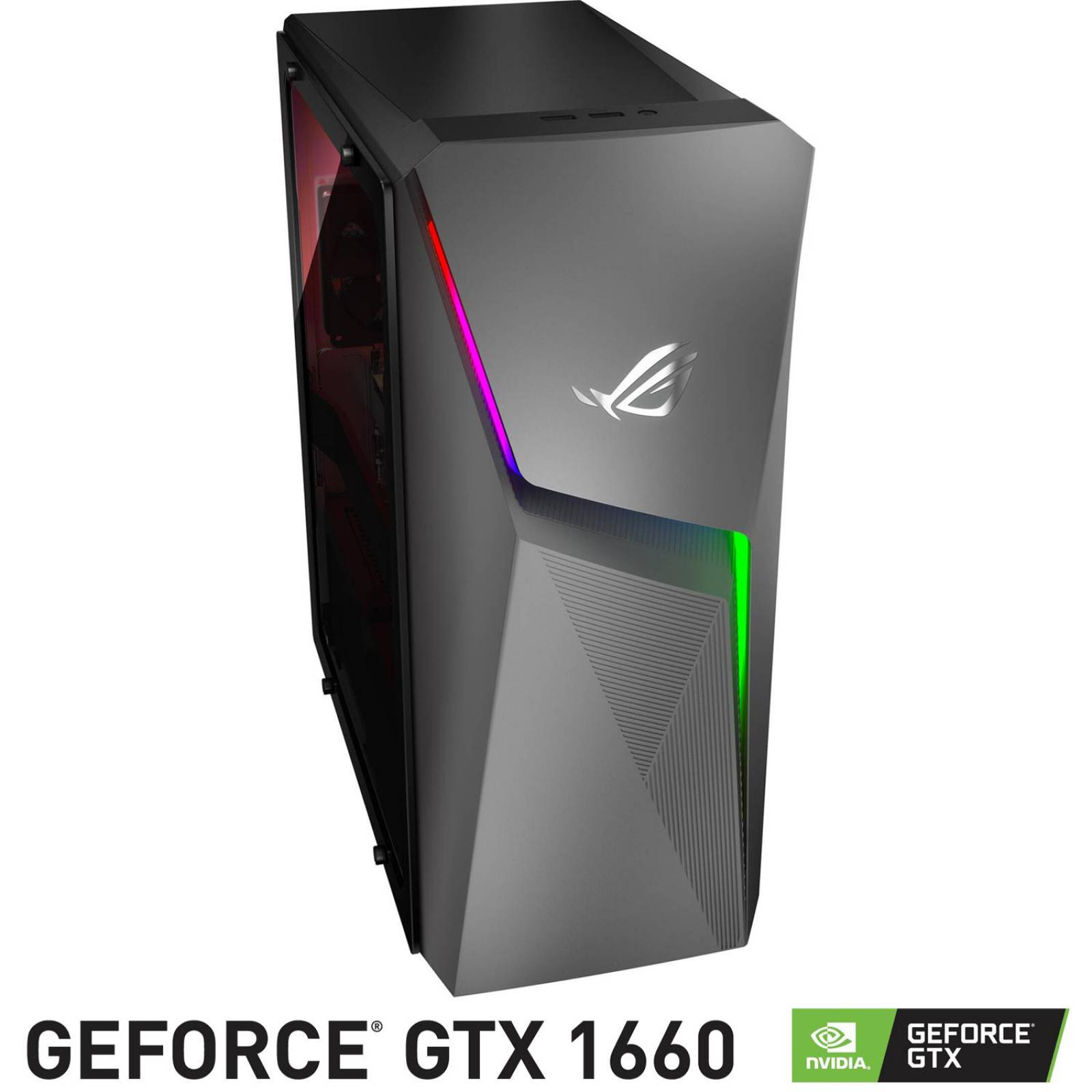 Computadora Gamer ASUS ROG GeForce GTX 1660 Ryzen 5 3400G 8GB 1TB SSD 256GB 