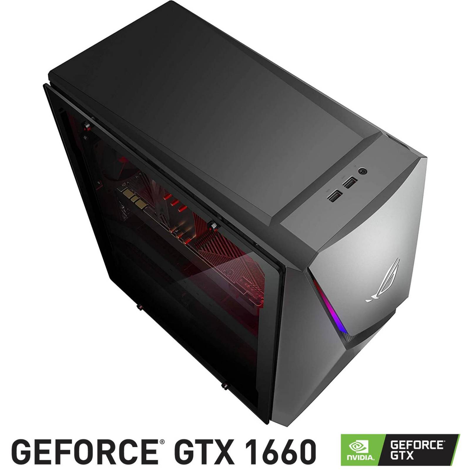 Computadora Gamer ASUS ROG GeForce GTX 1660 Ryzen 5 3400G 8GB 1TB SSD 256GB 