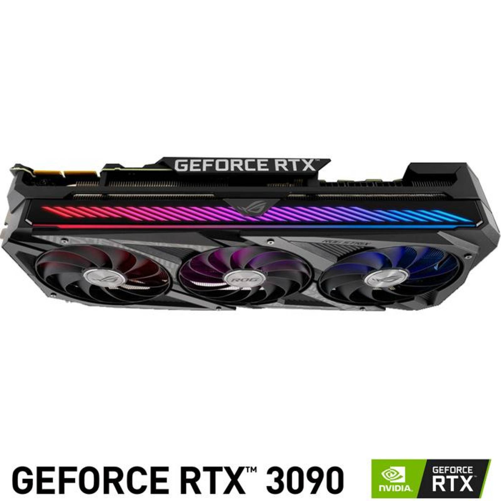 Tarjeta de Video ASUS ROG Strix GeForce RTX 3090 OC 24GB GDDR6X ROG-STRIX-RTX3090-O24G-GAMING