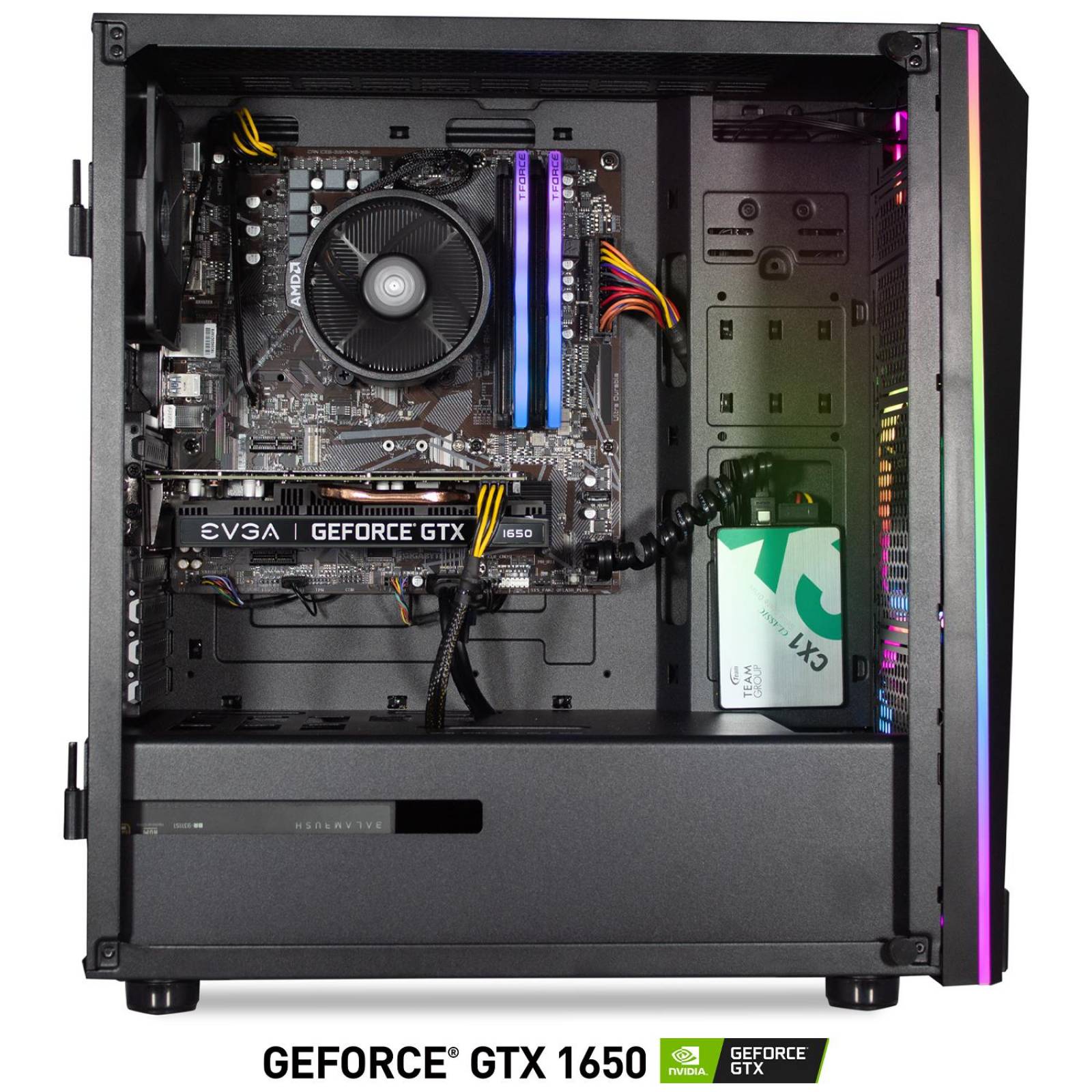 Xtreme PC Gamer Geforce GTX 1650 Ryzen 5 3600 16GB SSD Monitor 23.8 144hz 