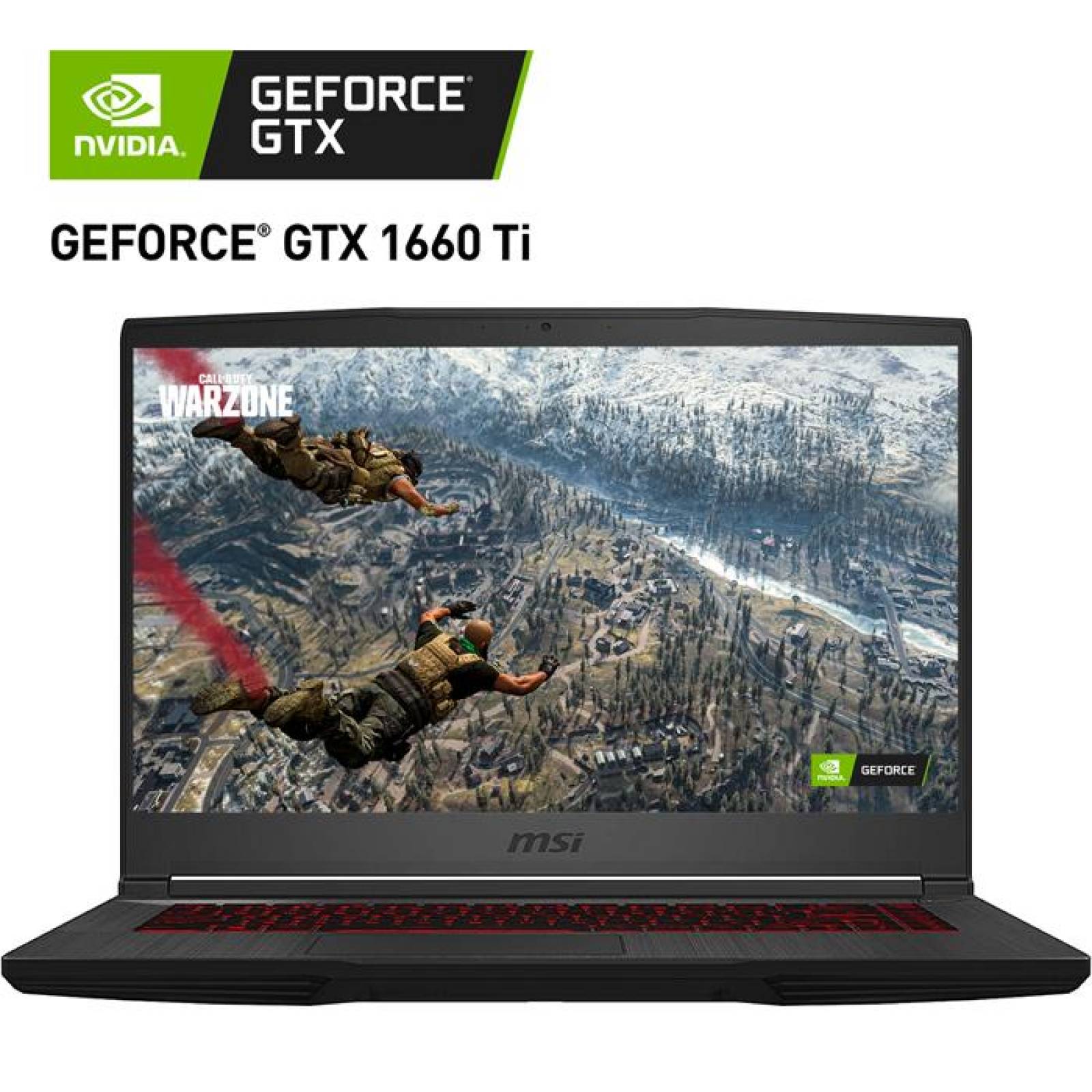 MSI GF65 Thin Gaming Notebook, 120Hz FHD Display, Intel Core  i7-10750H Upto 8GB RAM, 256GB NVMe SSD, NVIDIA GeForce GTX 1660 Ti,  HDMI,