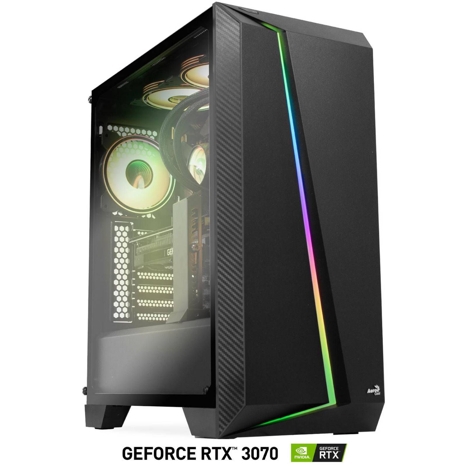 Xtreme PC Gamer Geforce RTX 3070 Core I7 10700F 32GB SSD 500GB 2TB ARGB