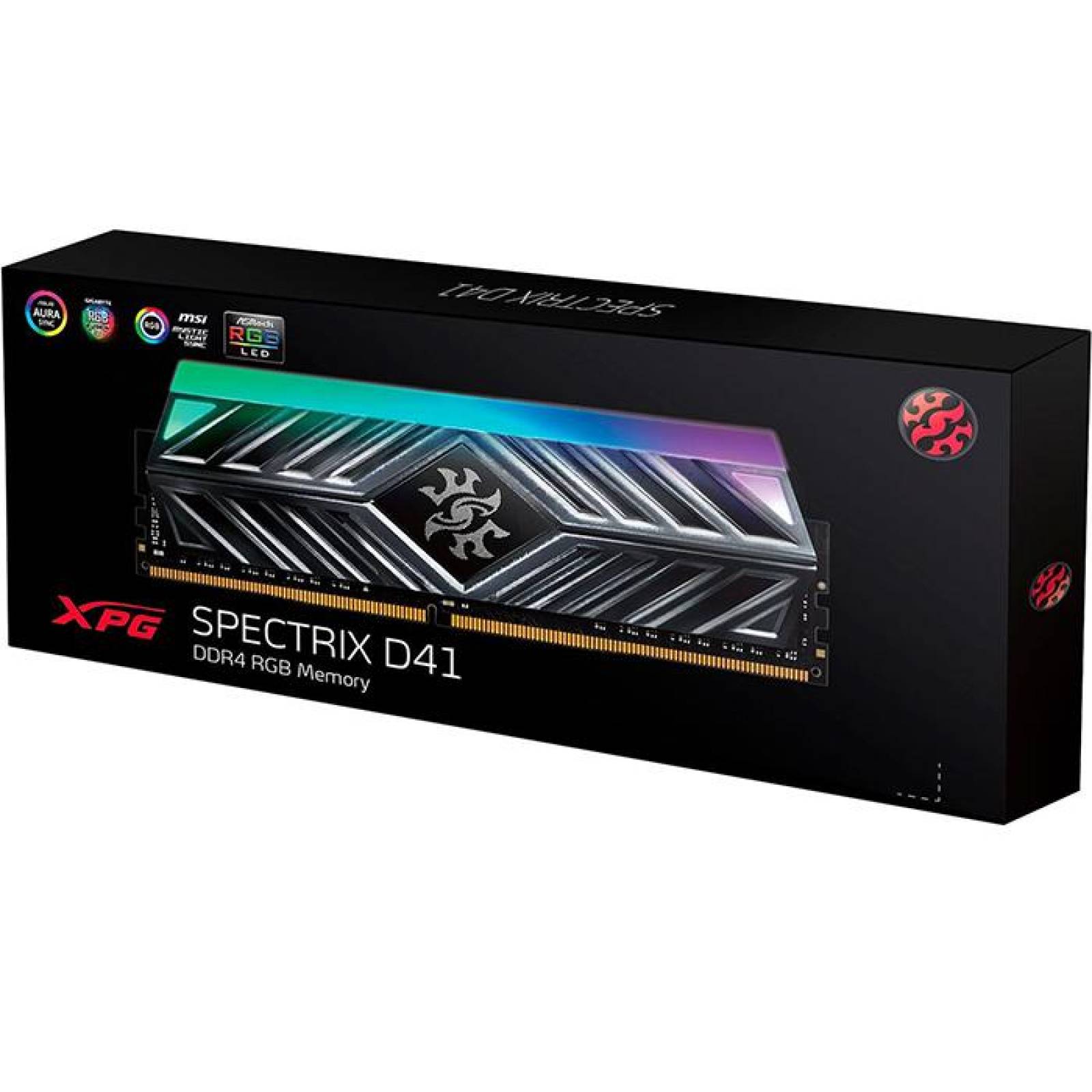 Memoria RAM DDR4 8GB 3200MHz XPG SPECTRIX D41 Disipador 