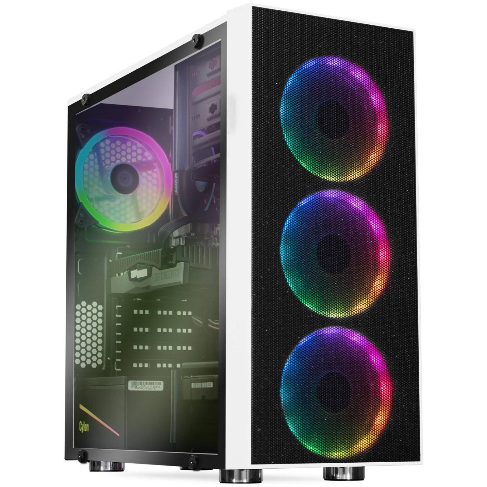 Xtreme PC Gamer Geforce RTX 2060 Ryzen 5 3600 16GB SSD 480GB HDD 3TB RGB White 