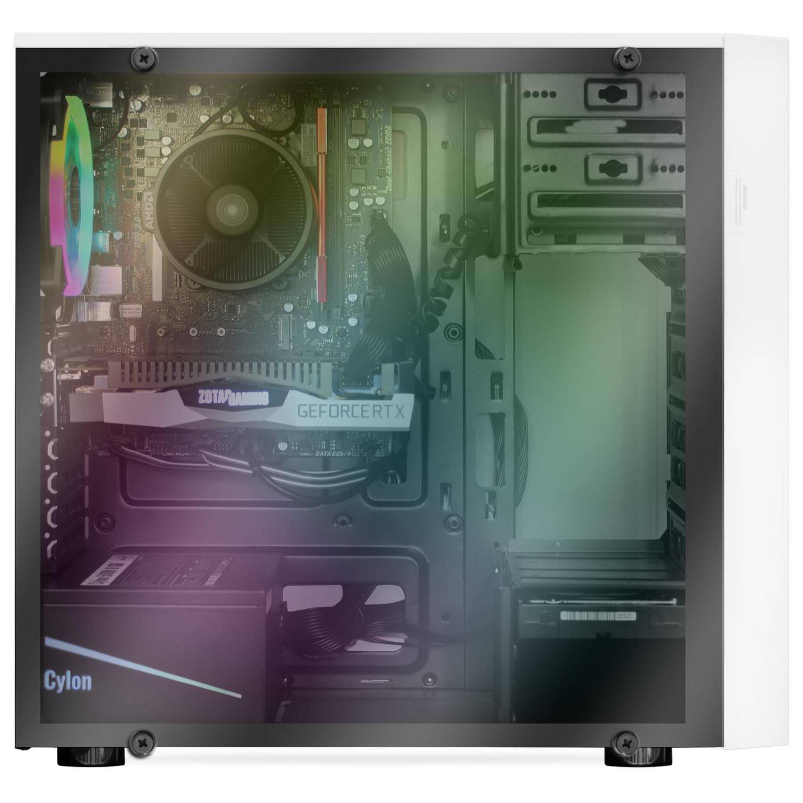 Xtreme PC Gamer Geforce RTX 2060 Ryzen 5 3600 16GB SSD 480GB HDD 3TB RGB White 