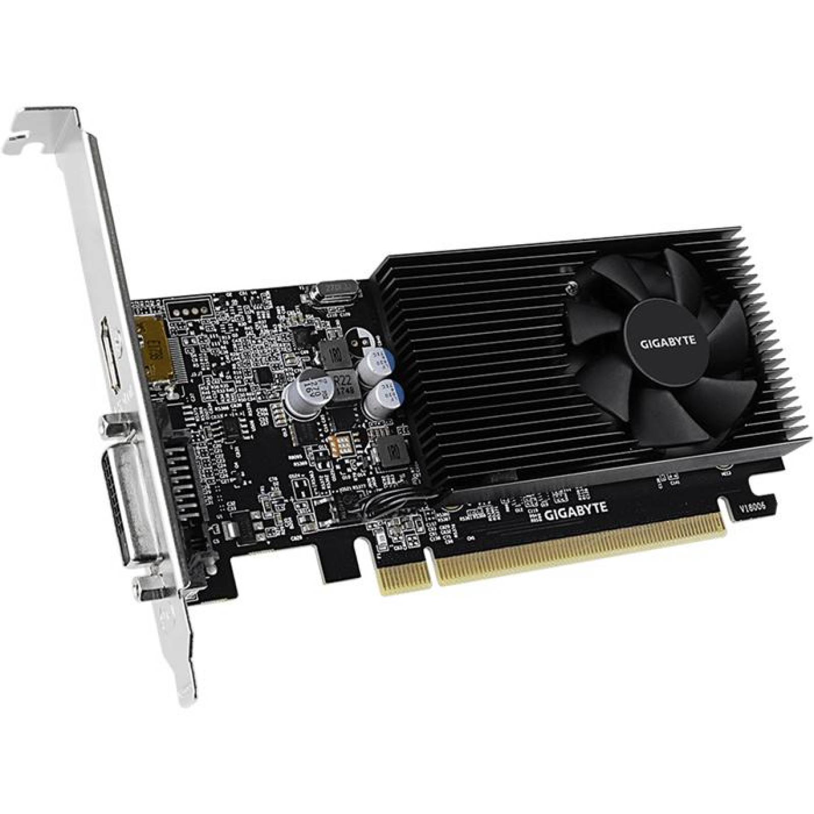 Tarjeta de Video GIGABYTE GeForce GT 1030 Low Profile 2GB GDDR4 GV-N1030D4-2GL