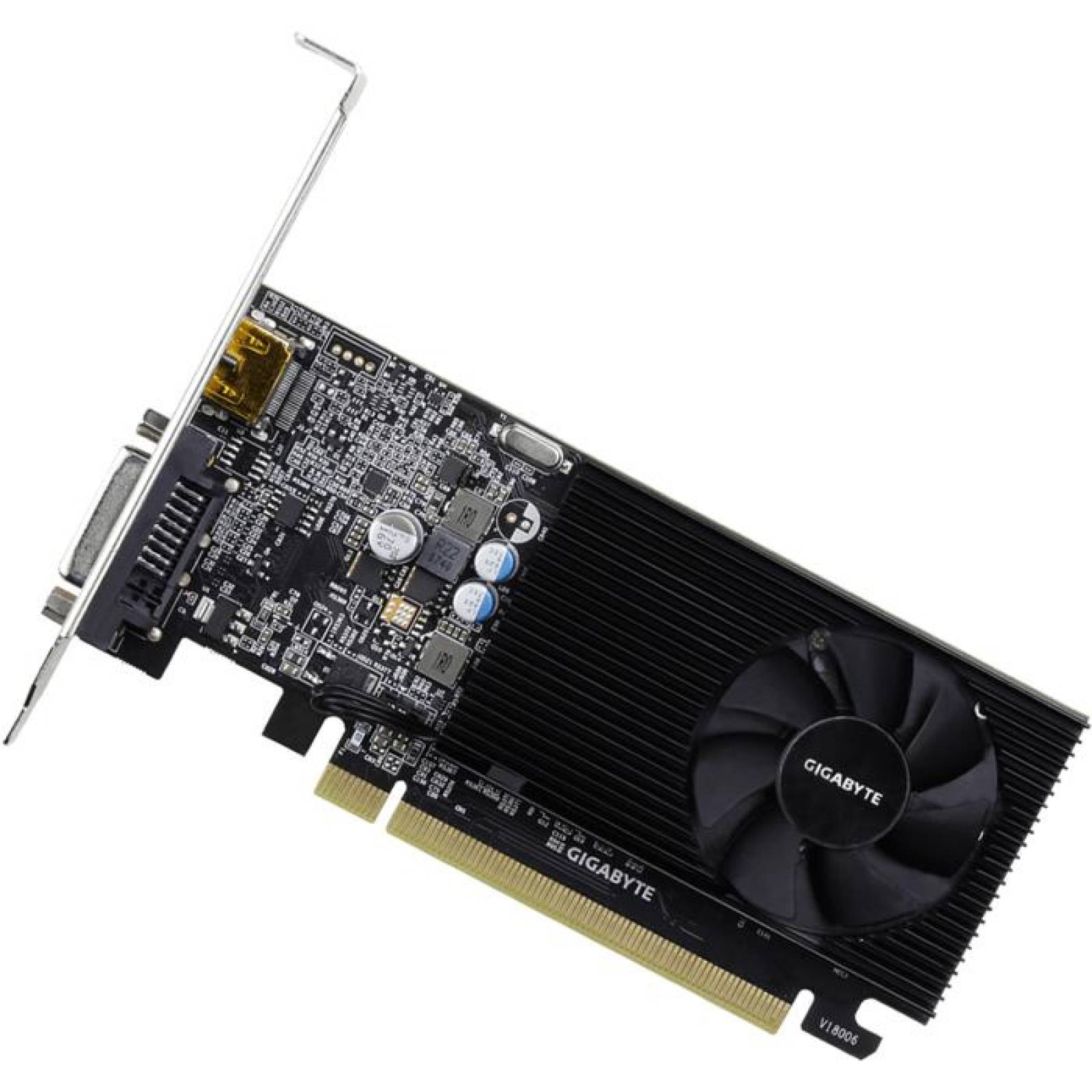 Tarjeta de Video GIGABYTE GeForce GT 1030 Low Profile 2GB GDDR4 GV-N1030D4-2GL