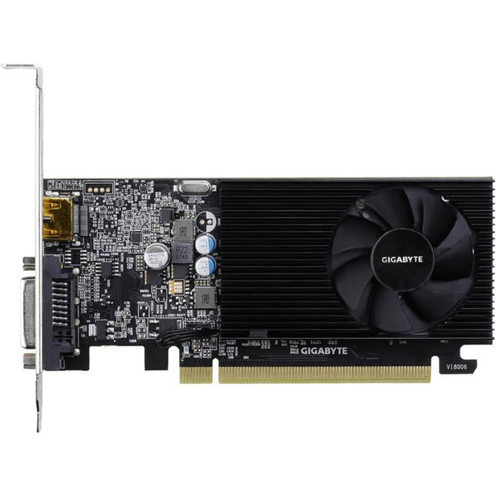 Tarjeta de Video GIGABYTE GeForce GT 1030 Low Profile 2GB GDDR4 GV-N1030D4-2GL